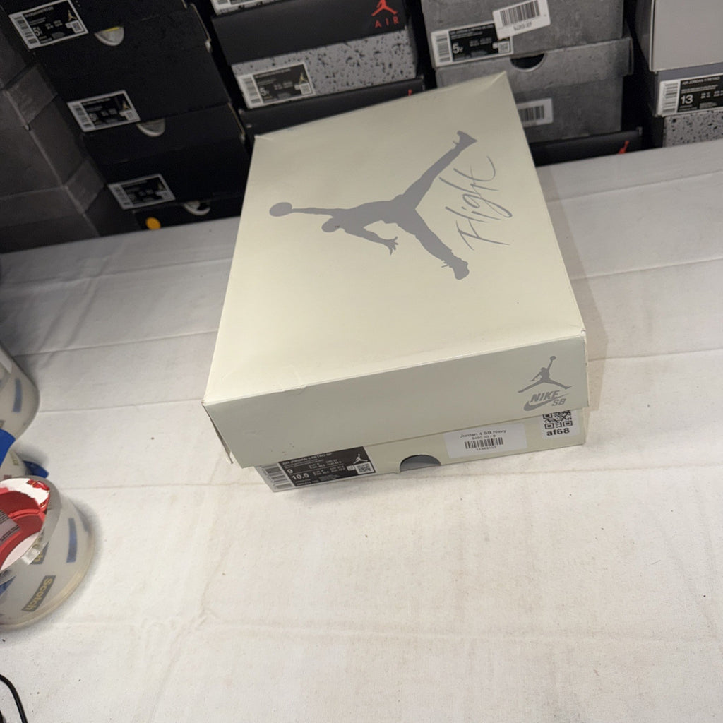 FAST SHIP! OG ALL Men's 9 Air Jordan 4 Retro SP "SB Navy" Nike DR5415-100