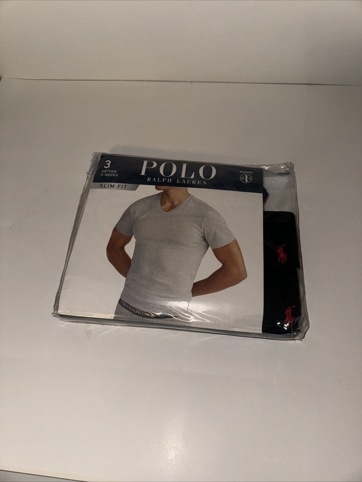 Polo Ralph Lauren RSVNP3 Men's T-Shirt, Medium - Black (3 Pack) 0002