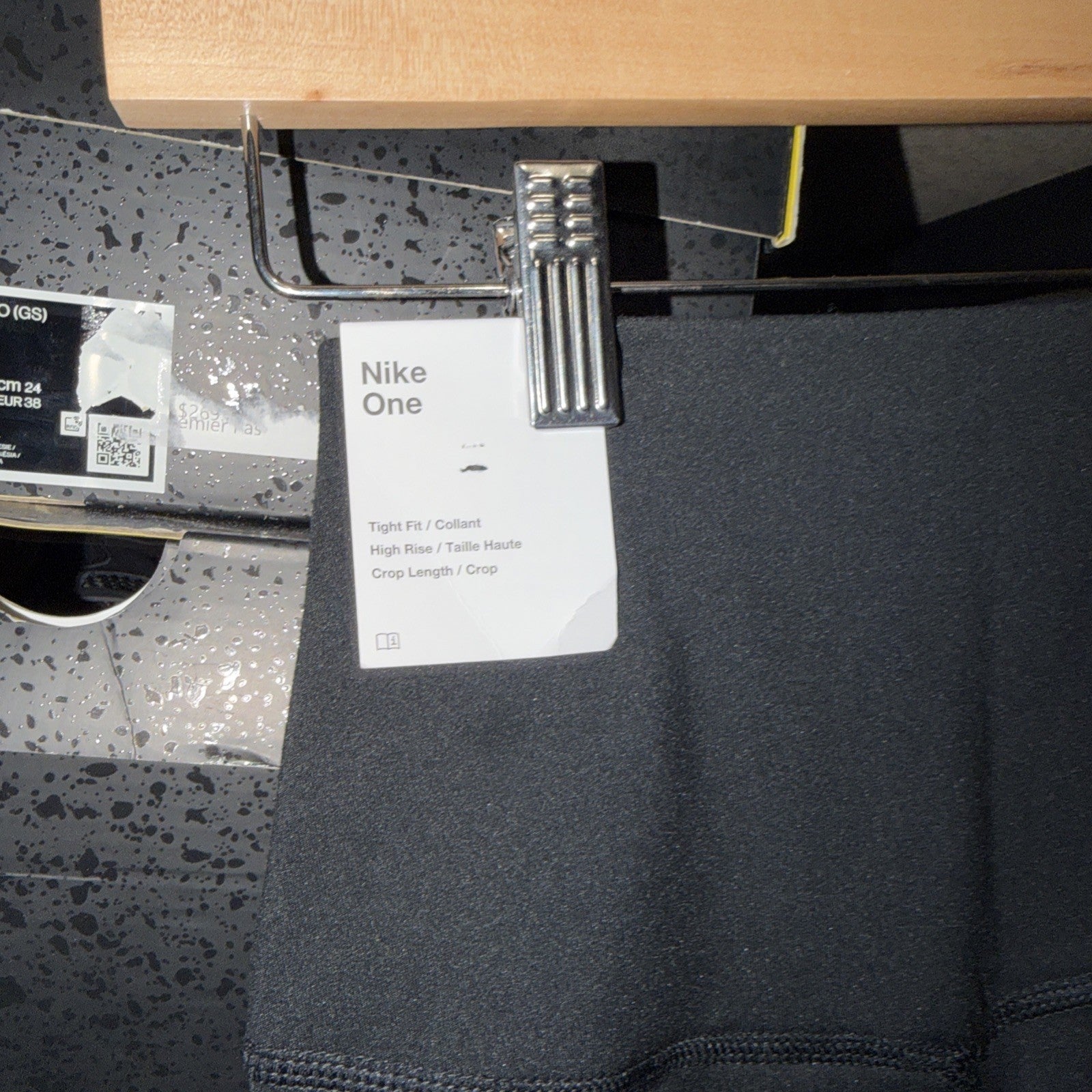 Nike Women's One High-Rise Cropped Leggings Size X-Small Black |DM7276-010| 0184