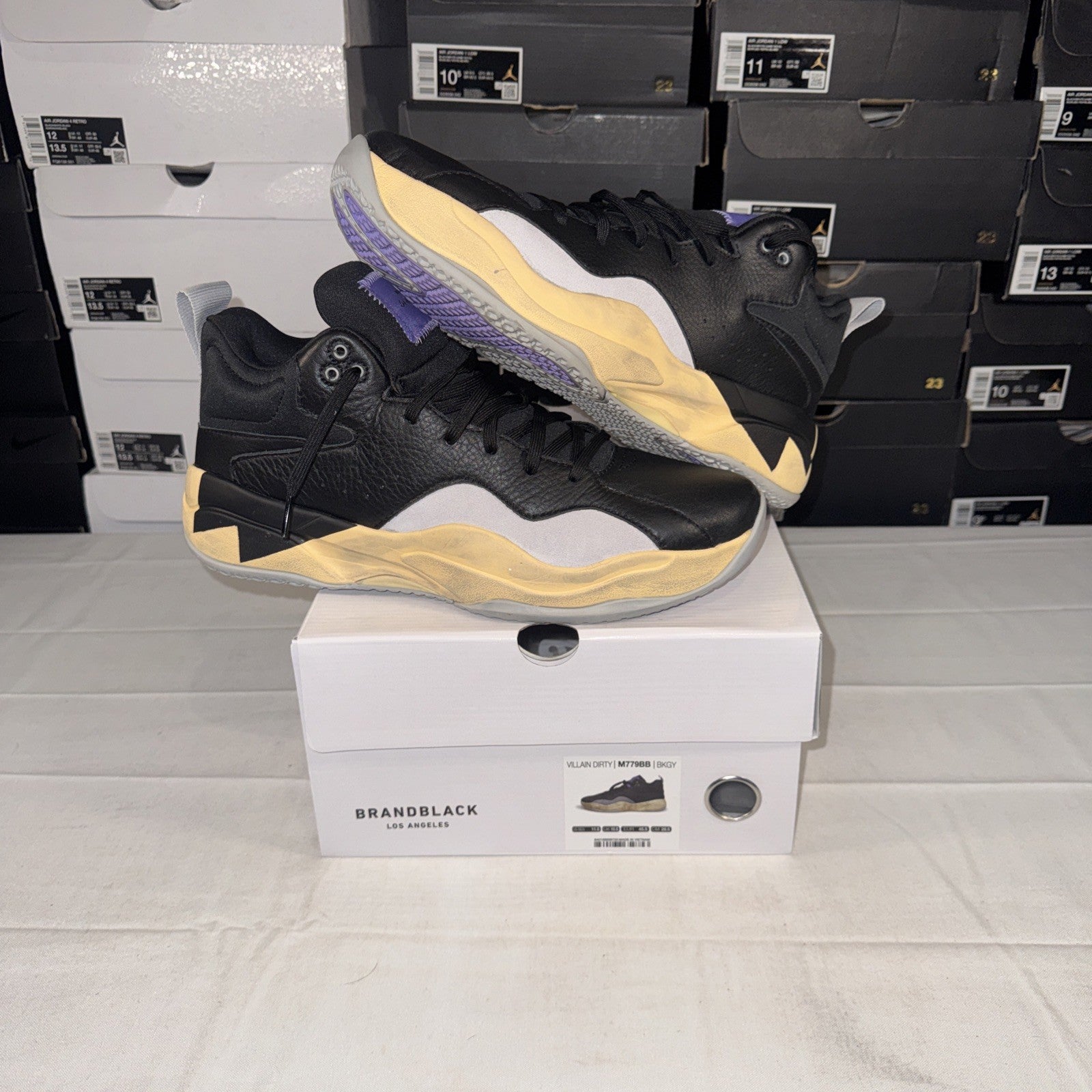 Villian Dirty M779BB BKGY Size 11.5