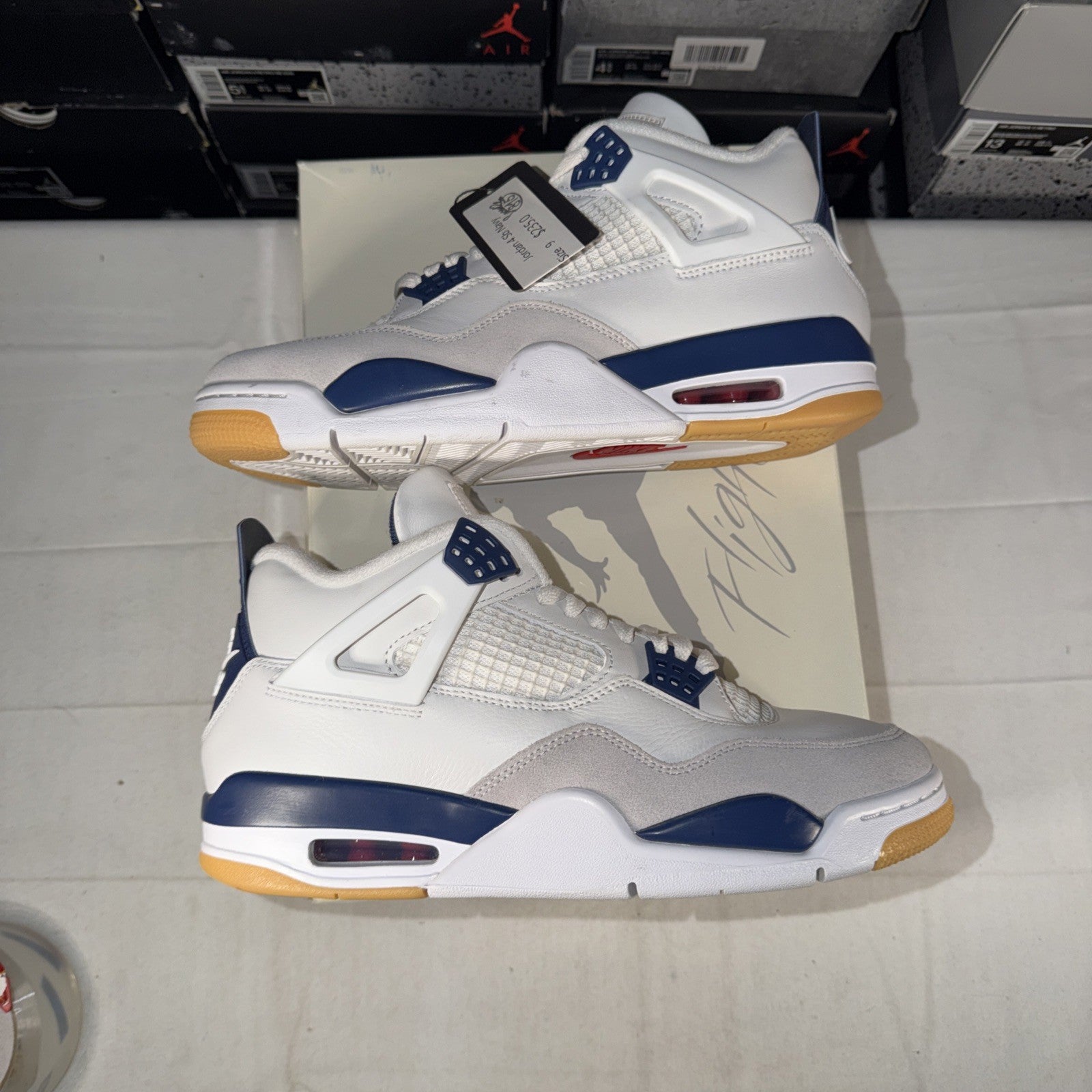 FAST SHIP! OG ALL Men's 9 Air Jordan 4 Retro SP "SB Navy" Nike DR5415-100