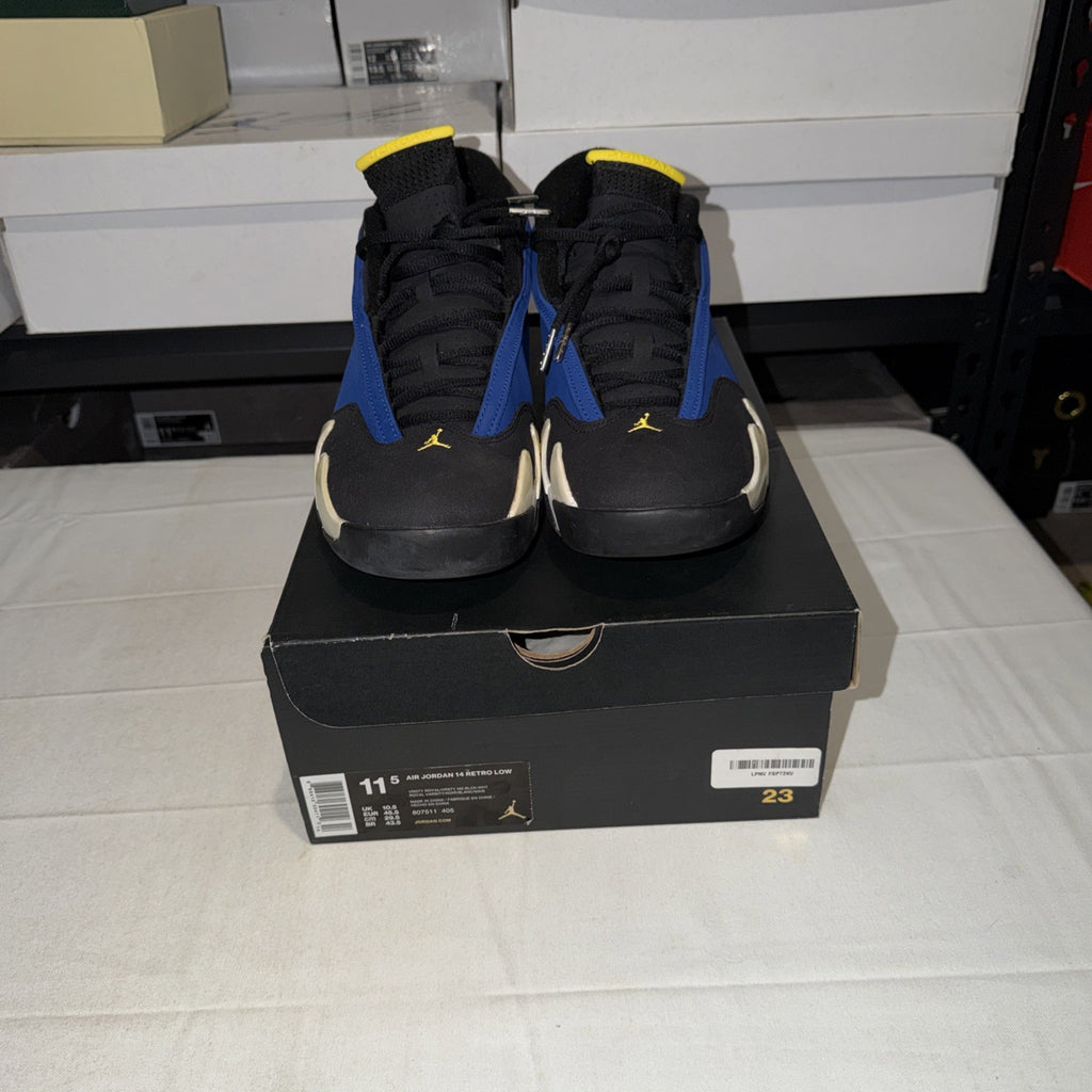 Size 11.5 - Air Jordan 14 Retro 2015 Low Laney