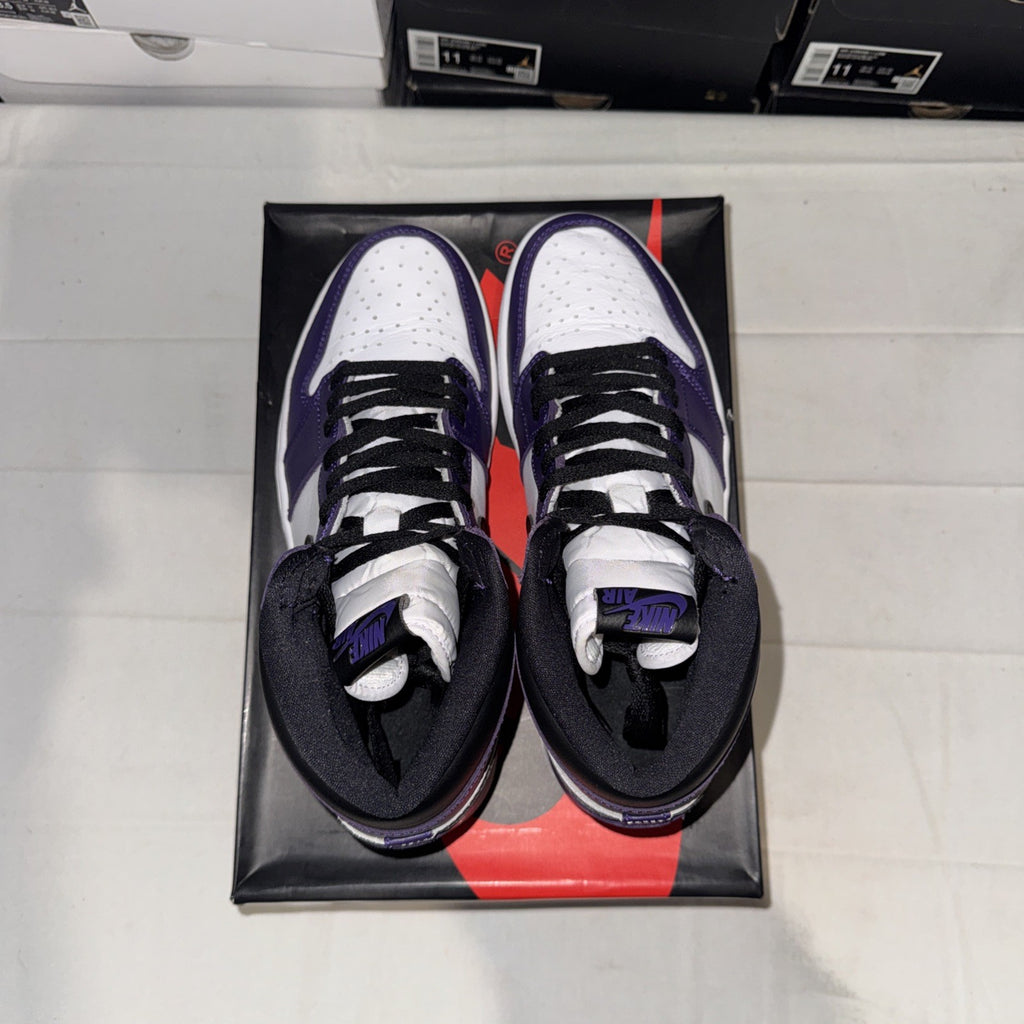 Size 10 - Jordan 1 Retro OG High Court Purple 2.0