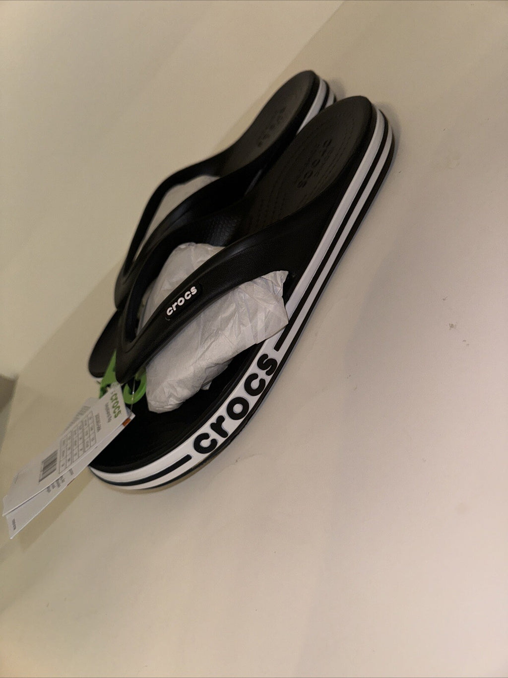 Size 7M/9W Crocs Men's and Women's Sandals Bayaband Flip Flops Waterproof Shoes