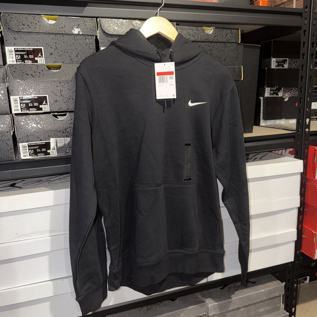 Nike Sportswear Club Fleece Pullover Hoodie Men's Large Black 0054-0055  NWT