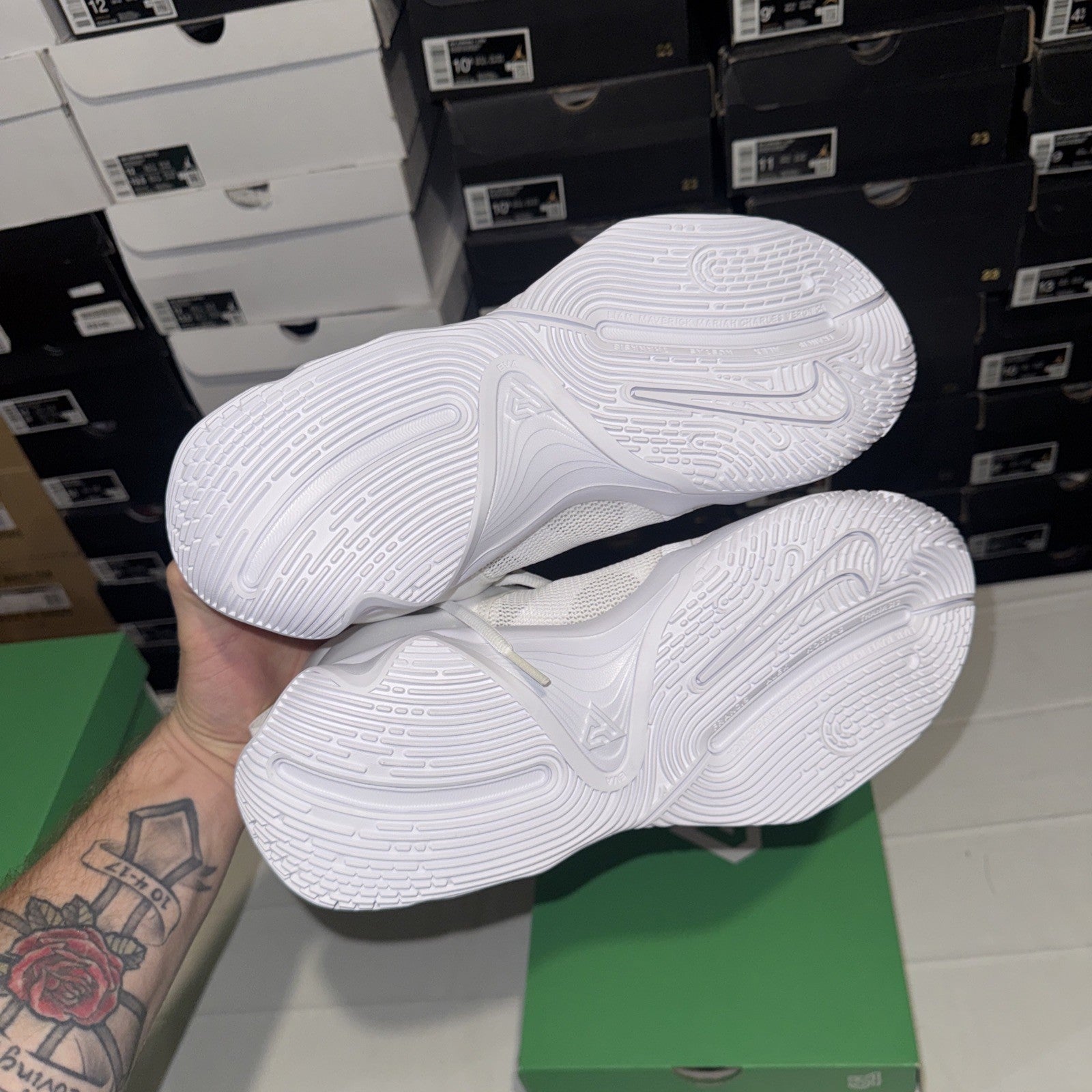 Nike Giannis Immortality 3 Men's Sneakers Triple White, Size 11, DZ7533-102