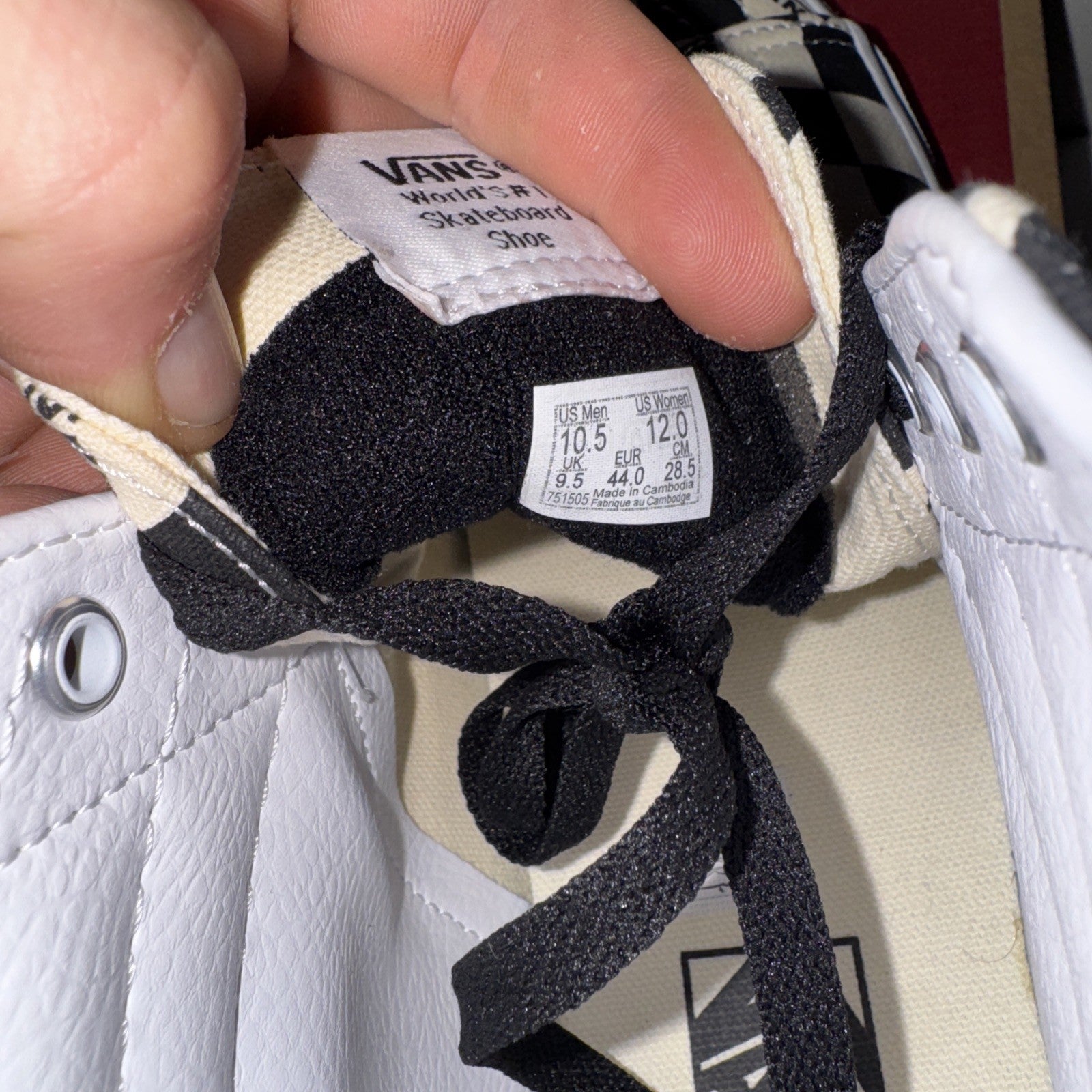 Vans Sk8-Hi Black/Navy VN0A4U3CWRT