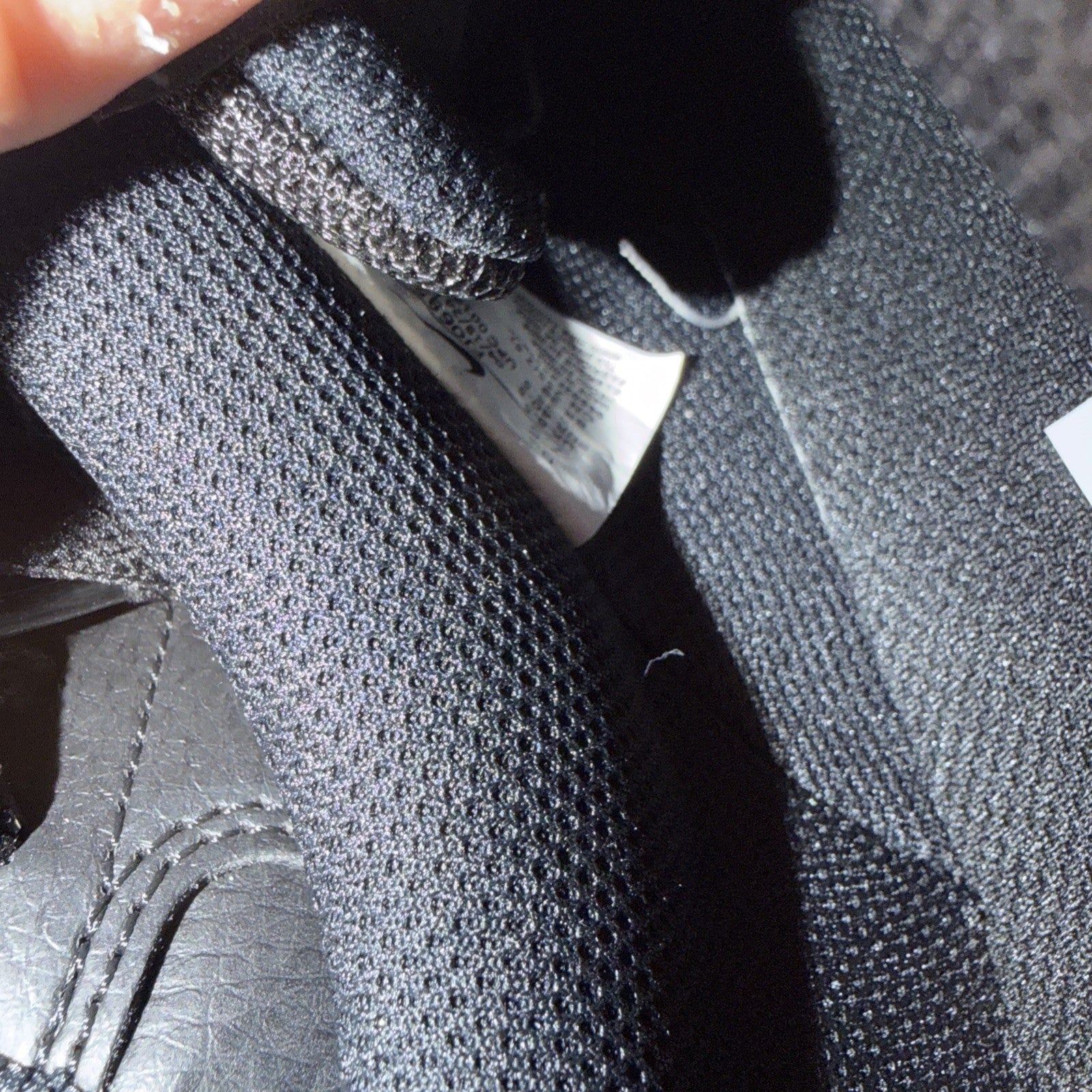 Nike Court Vision Low Top Shoes Black/Red, Size 7.5, FJ0685-010