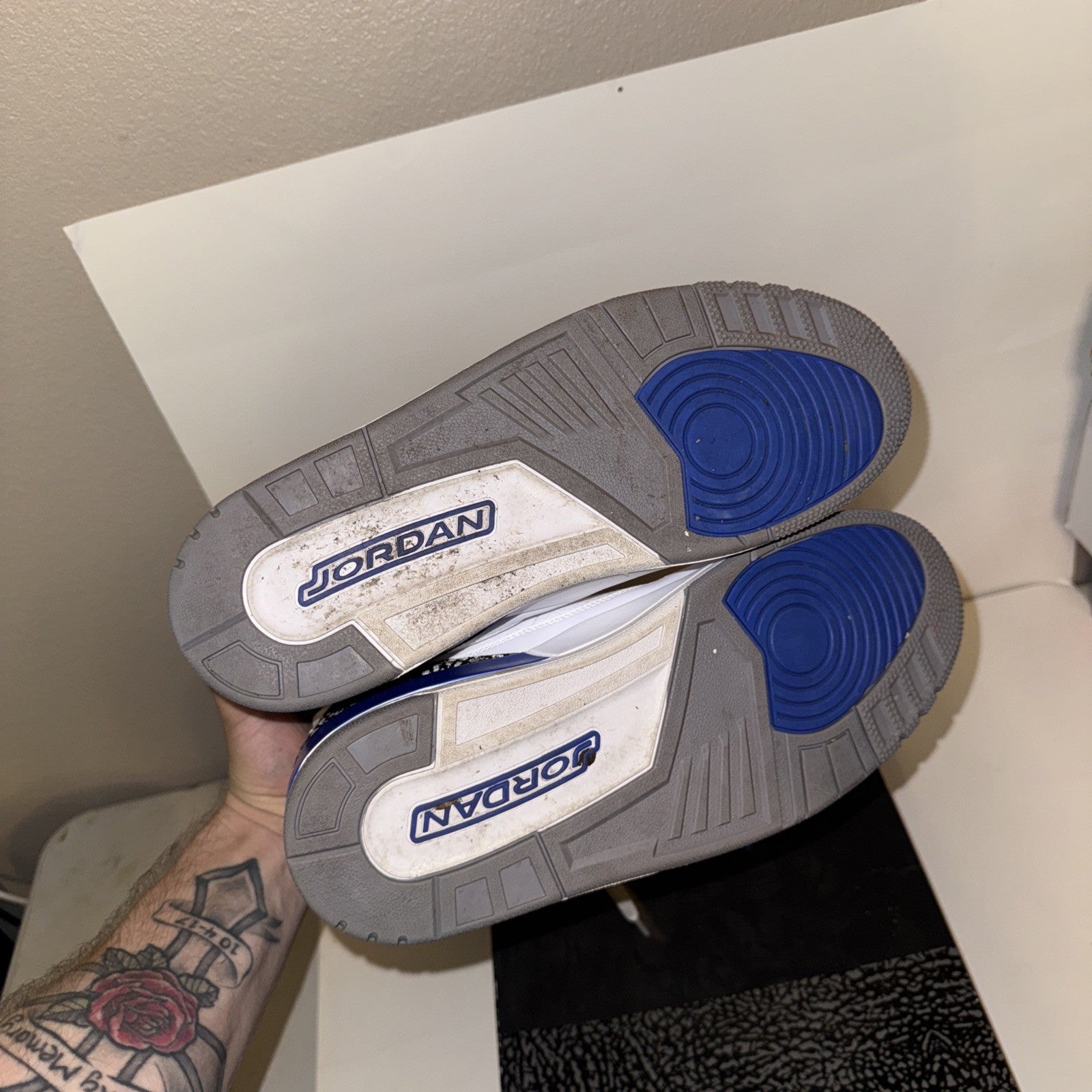 Size 13 - Jordan 3 Retro Mid Racer Blue