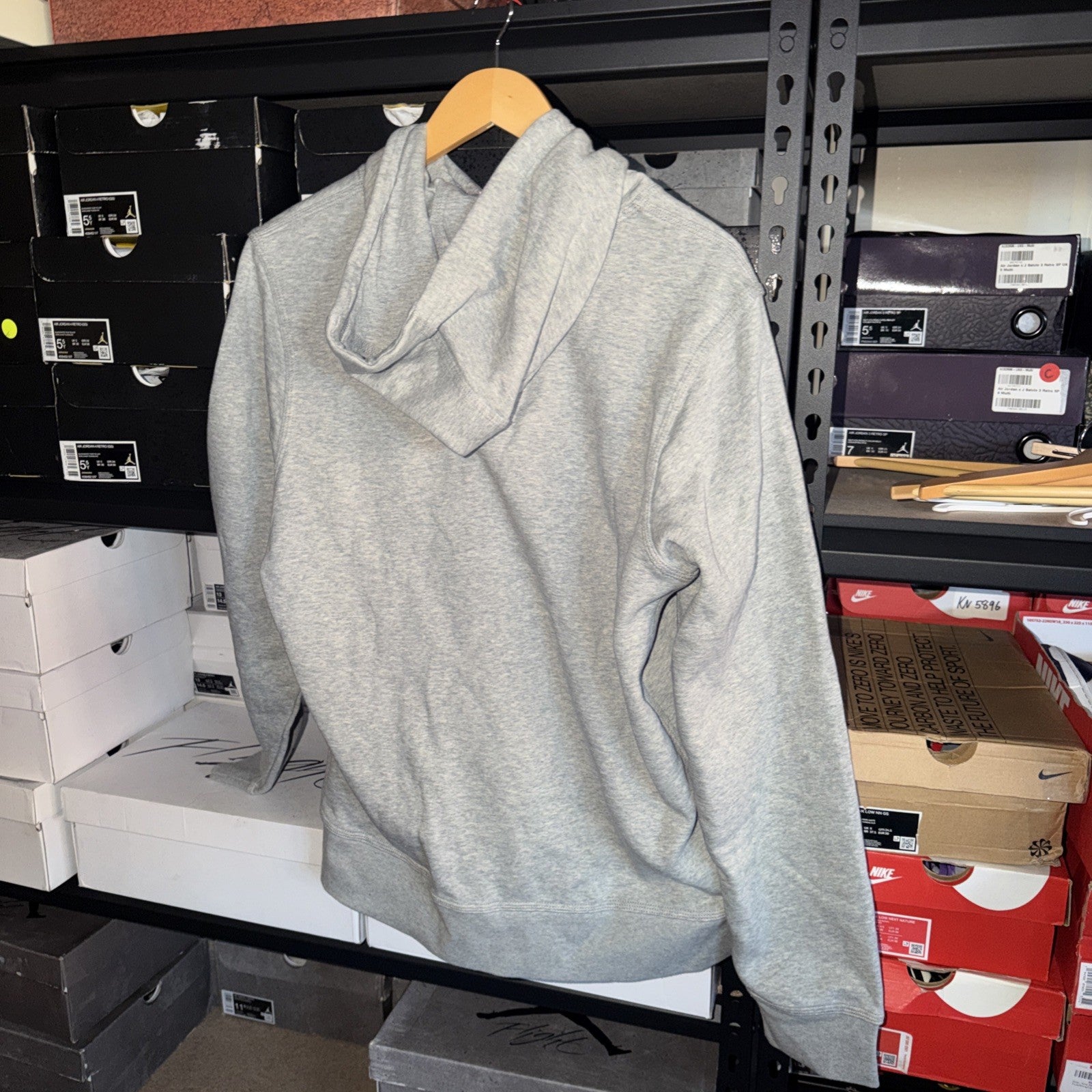 Nike Sportswear Club Fleece Pullover Hoodie, Black Size L 0119-0122