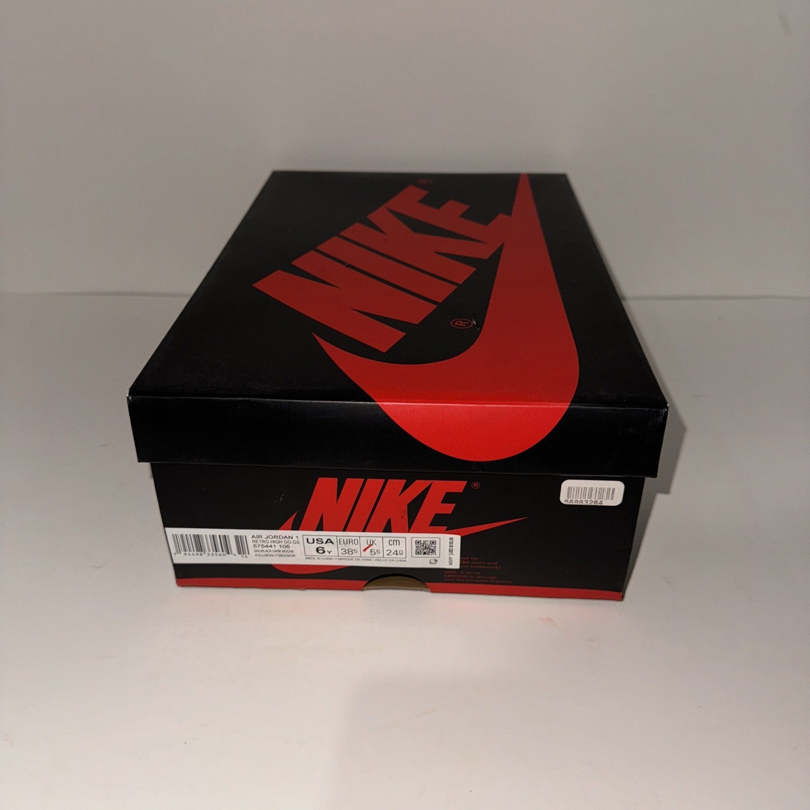 Size 6Y - Jordan 1 Retro OG High Dark Mocha