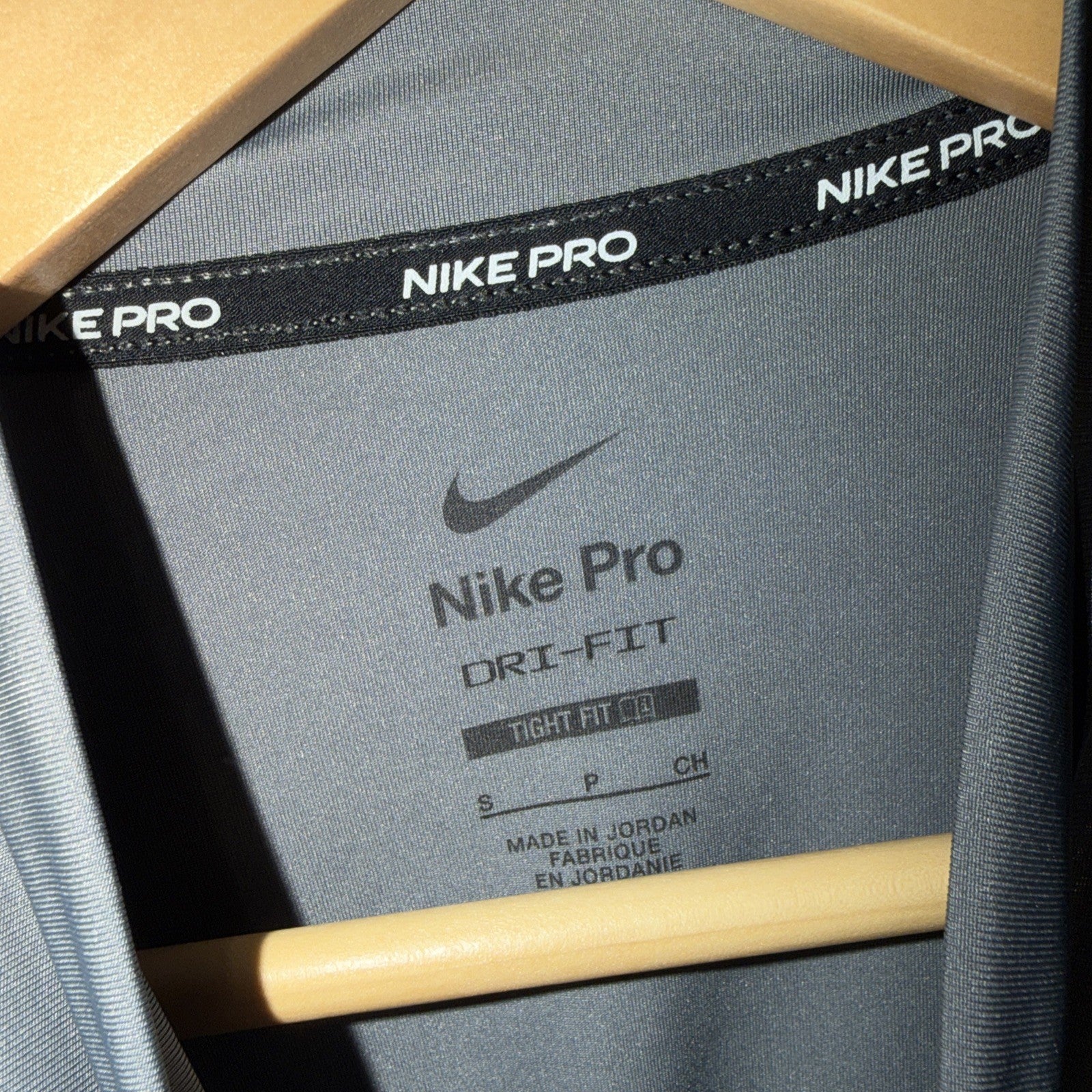 Nike Men's Pro Dri-FIT Warm Mock Neck Long Sleeve Shirt Smoke Grey S 0112