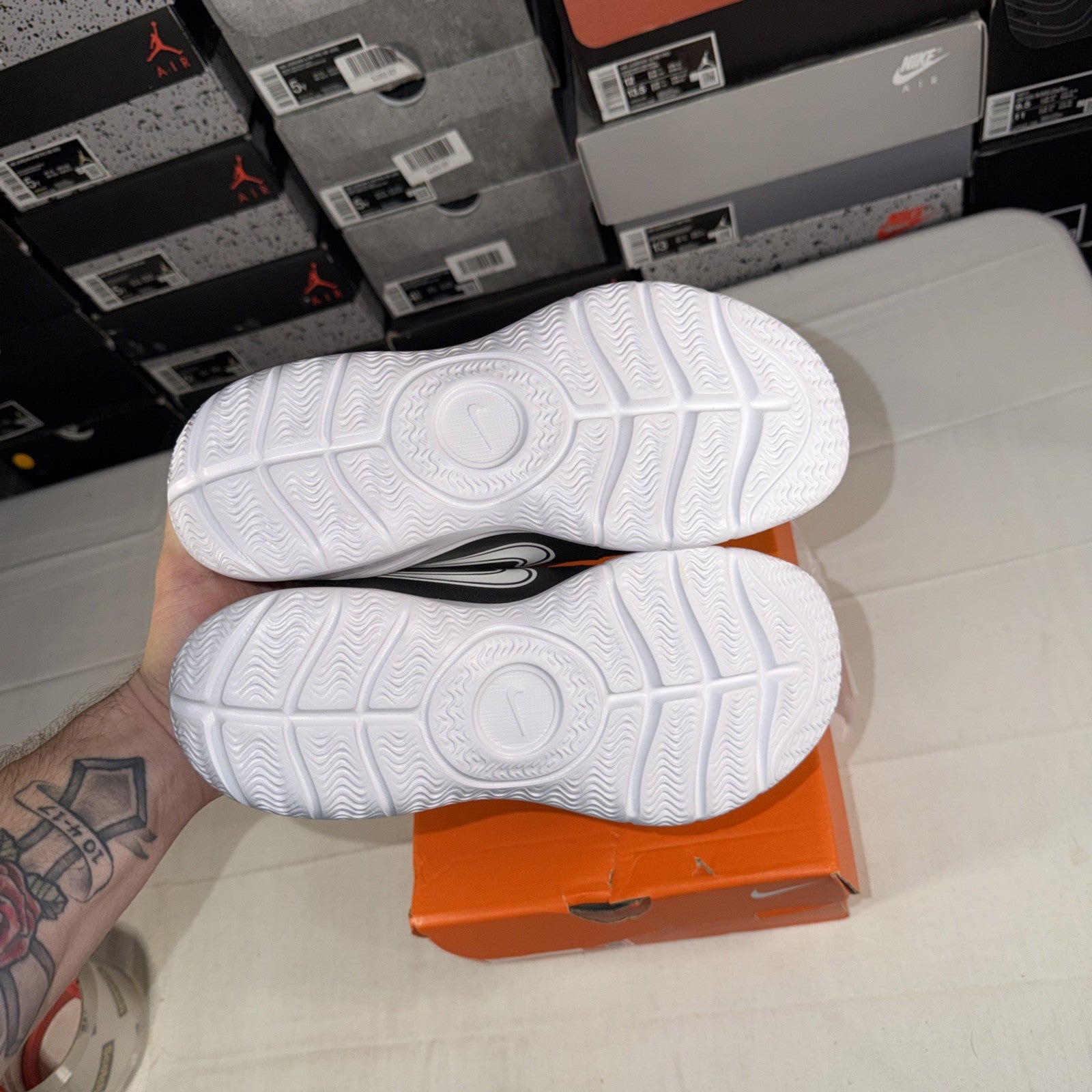 Nike Flex Runner 3 Kids' Running Shoes Black/White, Size 6.5Y, FN1294-005