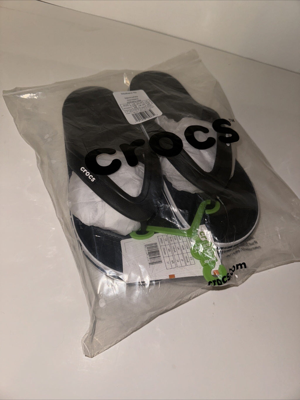 Size 6 Mens 8 Womens Crocs Sandals Bayaband Flip Flops, Waterproof Shower Shoes