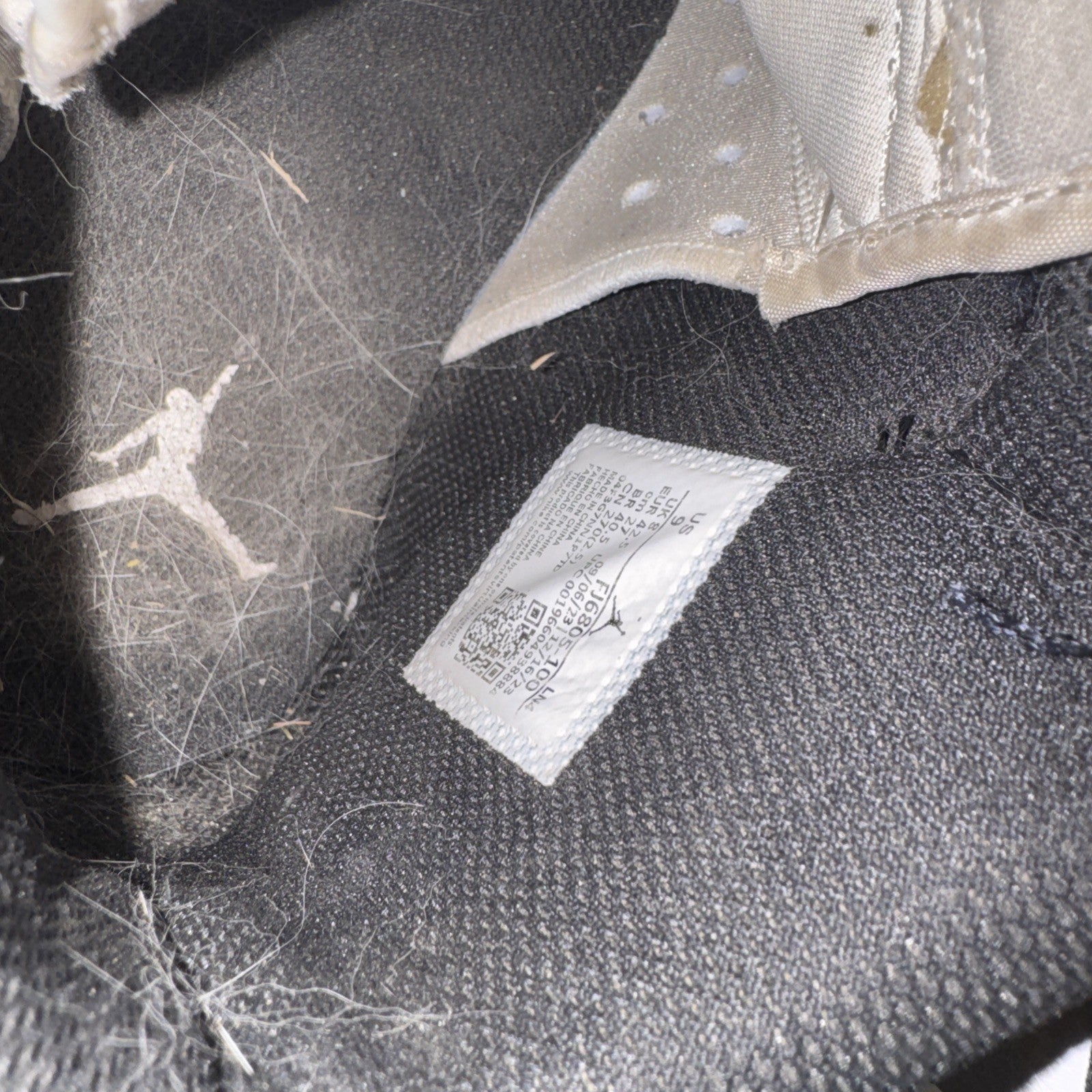 Air Jordan 1 Mid Panda Black Football Cleats Size 9, BNIB, FJ6805-100