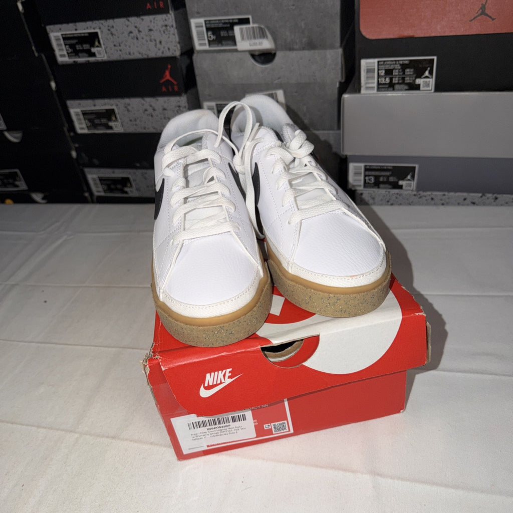 Nike Court Legacy Women's Sneakers White/Anthracite, Size 8, DH3161 109