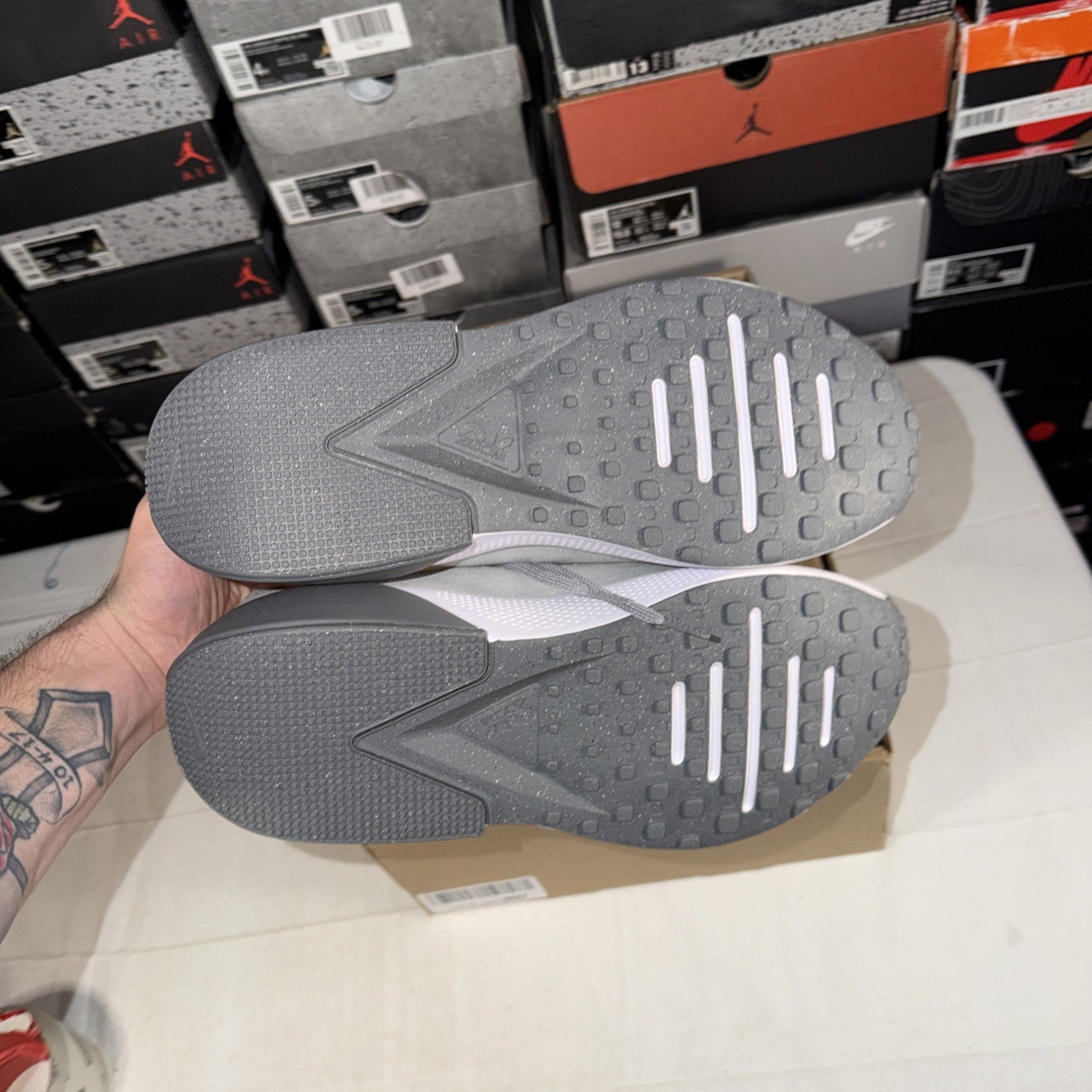 Nike Air Zoom TR 1 Grey White Workout Shoes Men, Size 11, DX9016-003