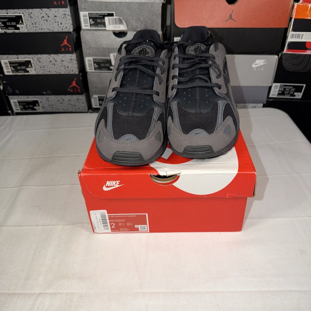 Nike Air Huarache Runner Size 12 Black/Anthracite (DZ3306 002)