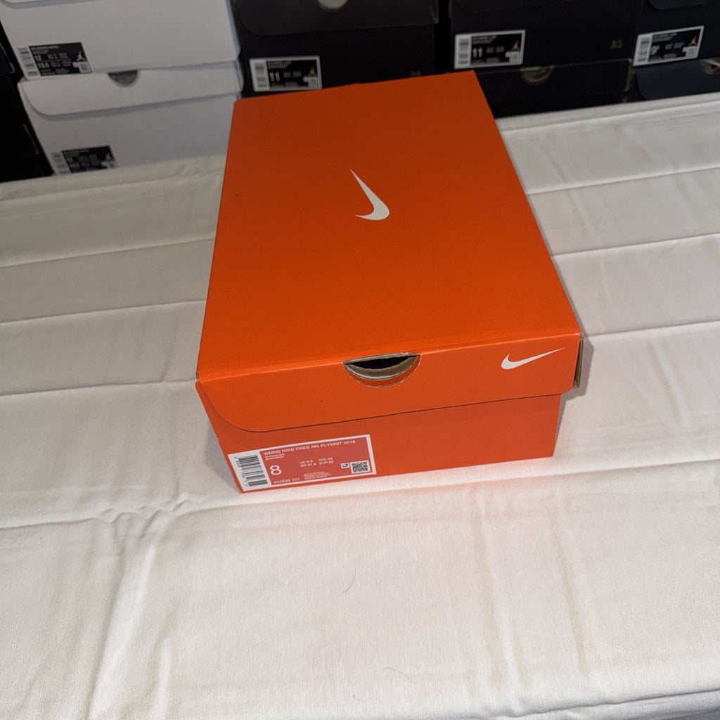 Size 8 - Nike Free RN Flyknit 2018 White Black W