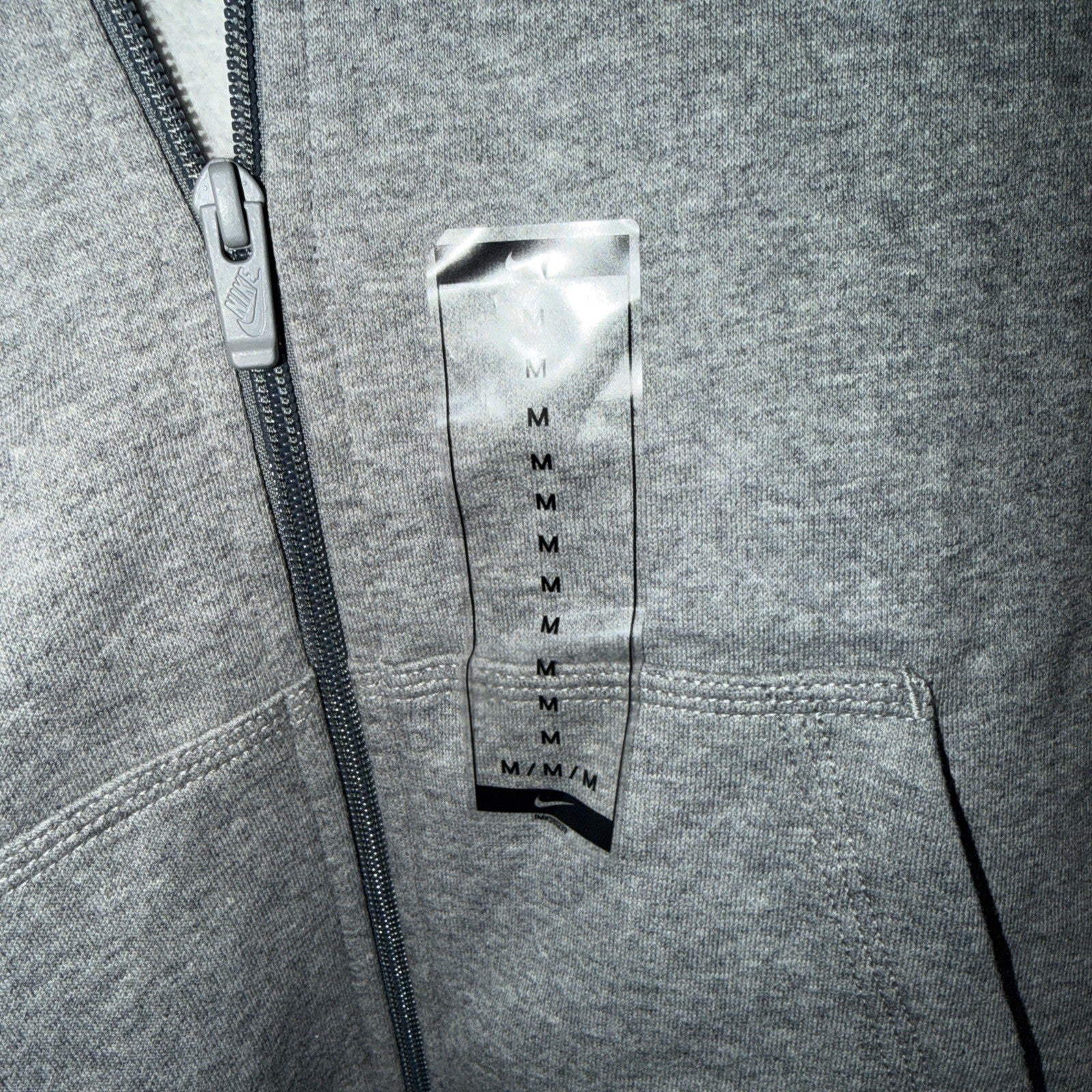 Nike Sportswear Boys Club Full-Zip Hoodie Size Sweatshirt Size Large 0006