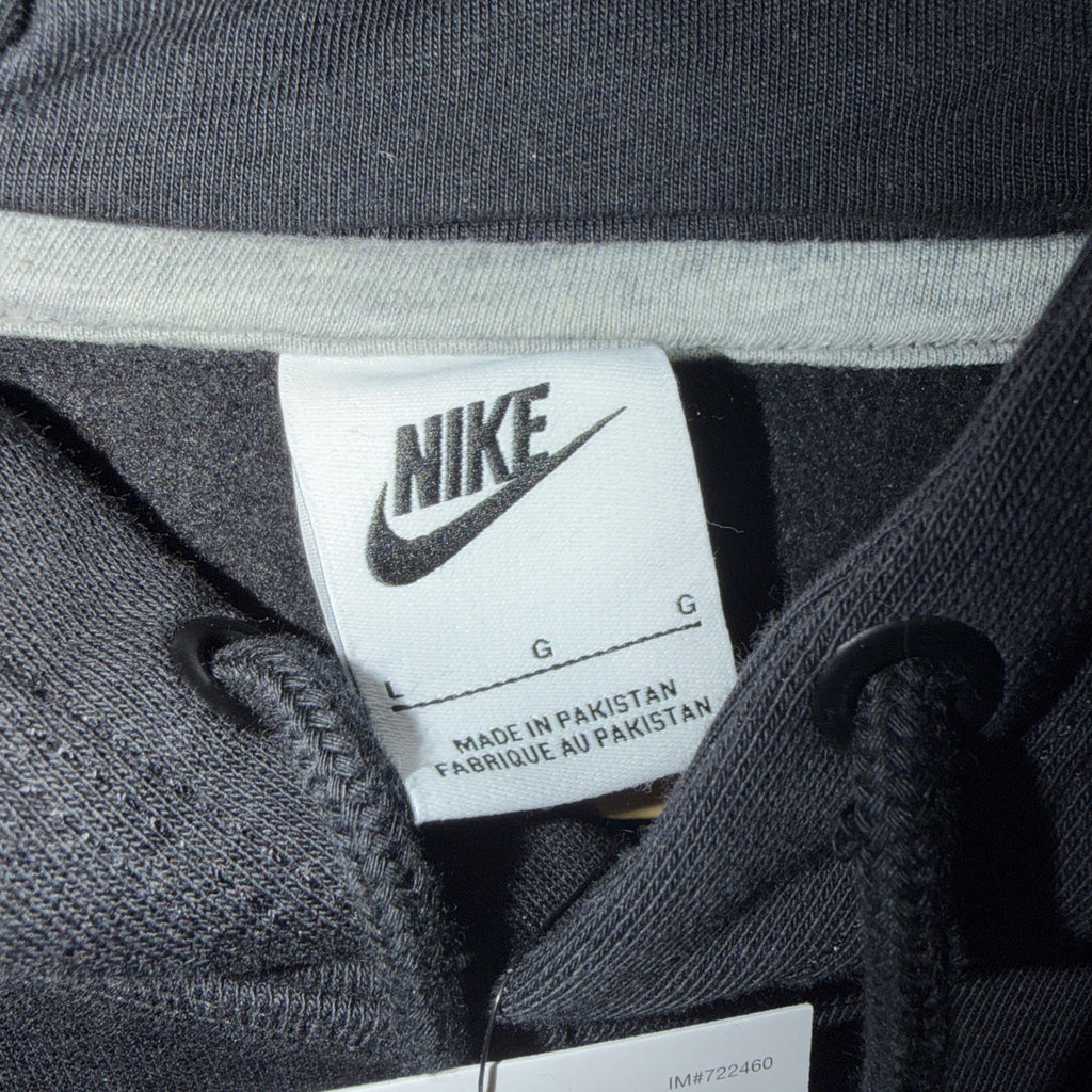 Nike Sportswear Club Fleece Pullover Hoodie Men's Large Black 0054-0055  NWT