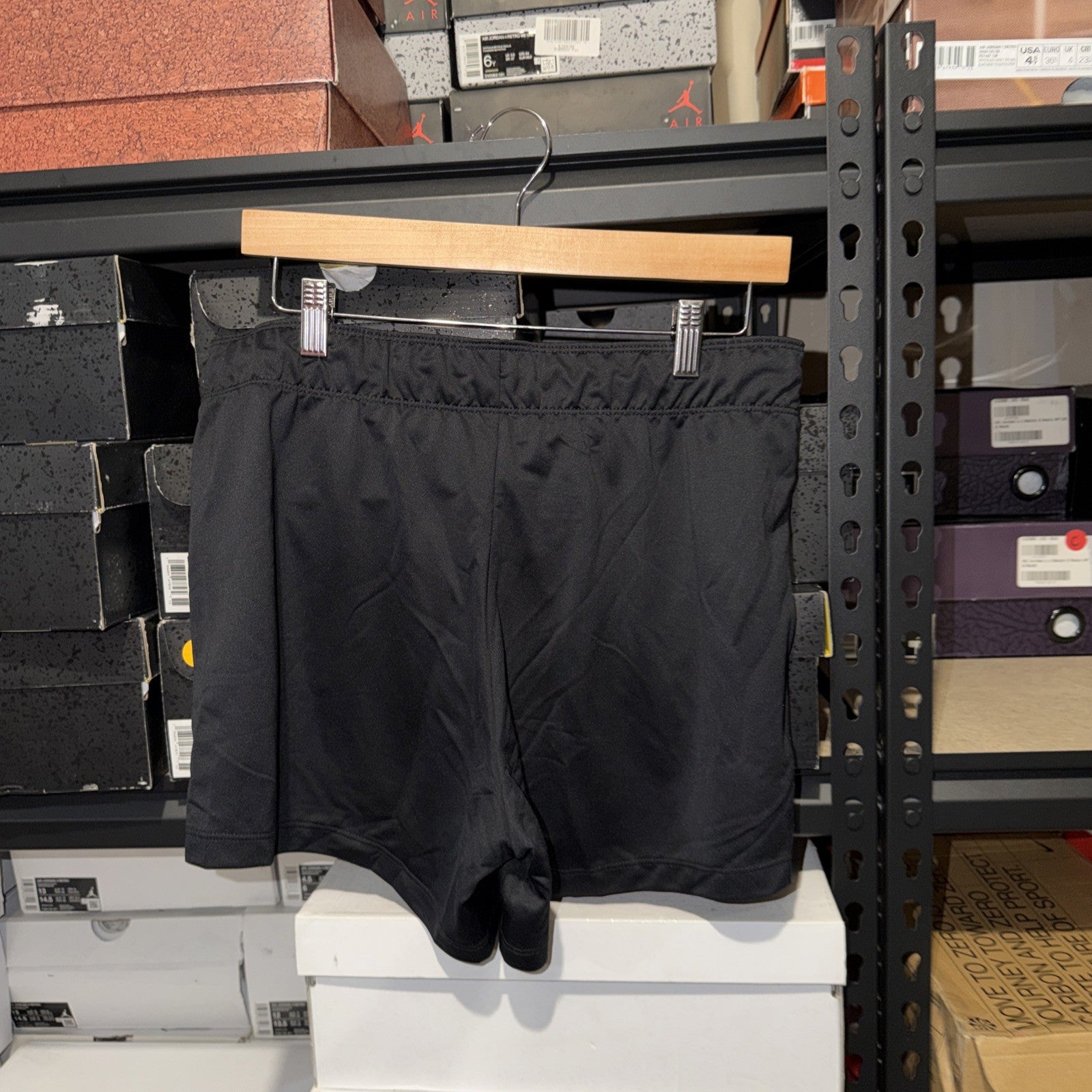 Nike Women's Dri-Fit Attack Training Short  MEDIUM BLACK GREY 0211-0212