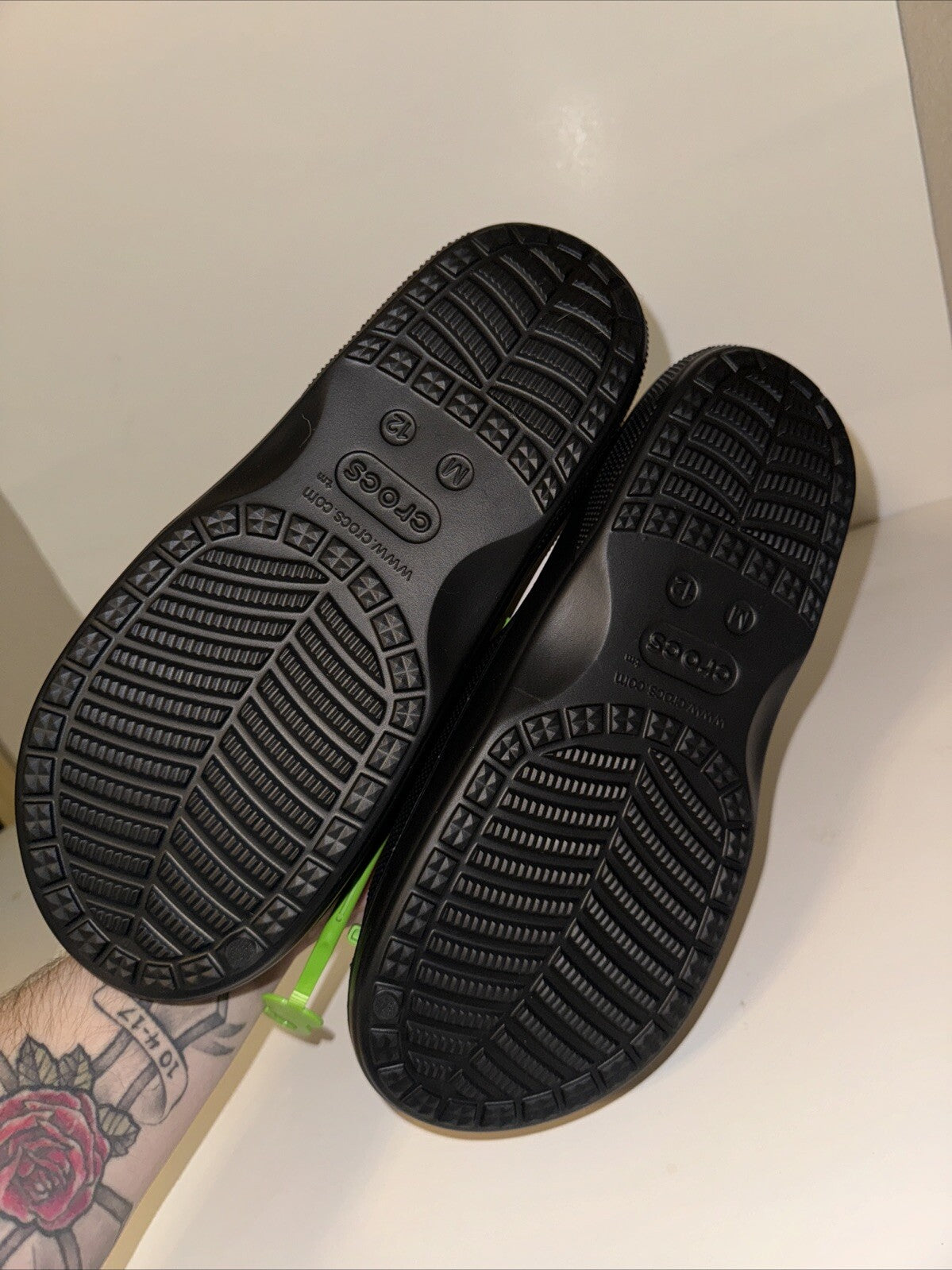 12M 14W Crocs Sandals Baya II Slides Waterproof Shoes Black