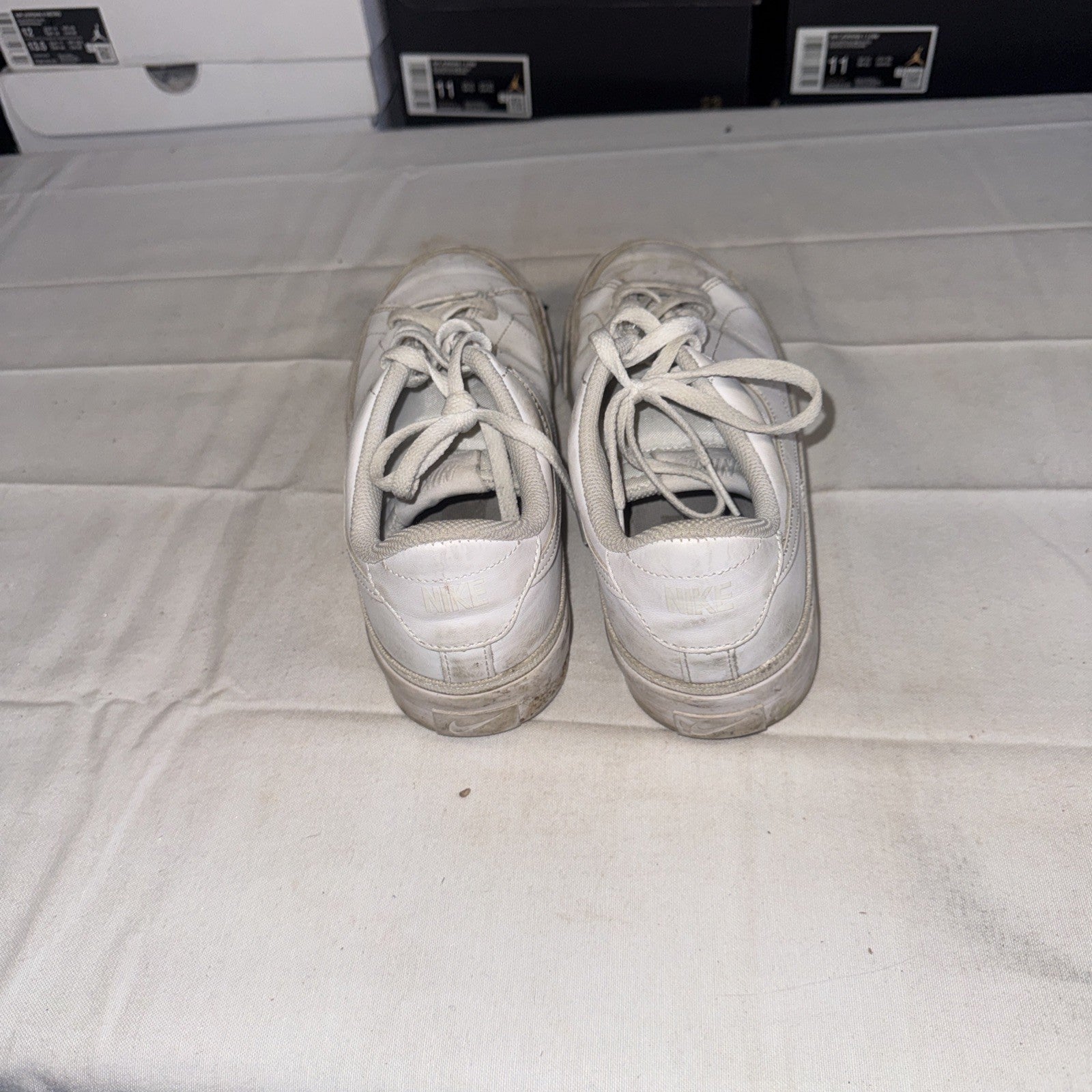 Size 6.5 (GS) - Nike Court Legacy Low Triple White