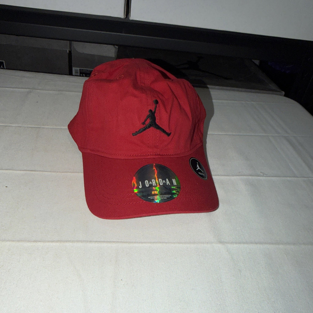 Jordan Jumpman Hat Cap Strap Back Youth Boys Red Gym Red Embroidered Cotton 0258