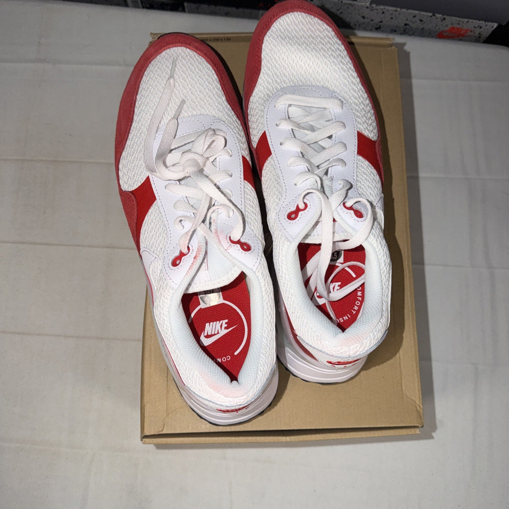 Nike Air Max SYSTM White University Red Size 10.5 DM9537 104