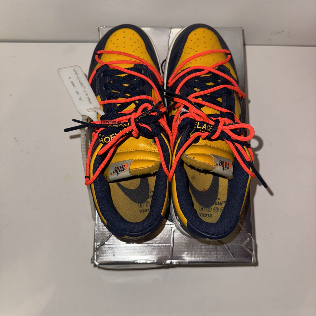 Size 8 - Nike Dunk Low x OFF-WHITE University Gold 2019