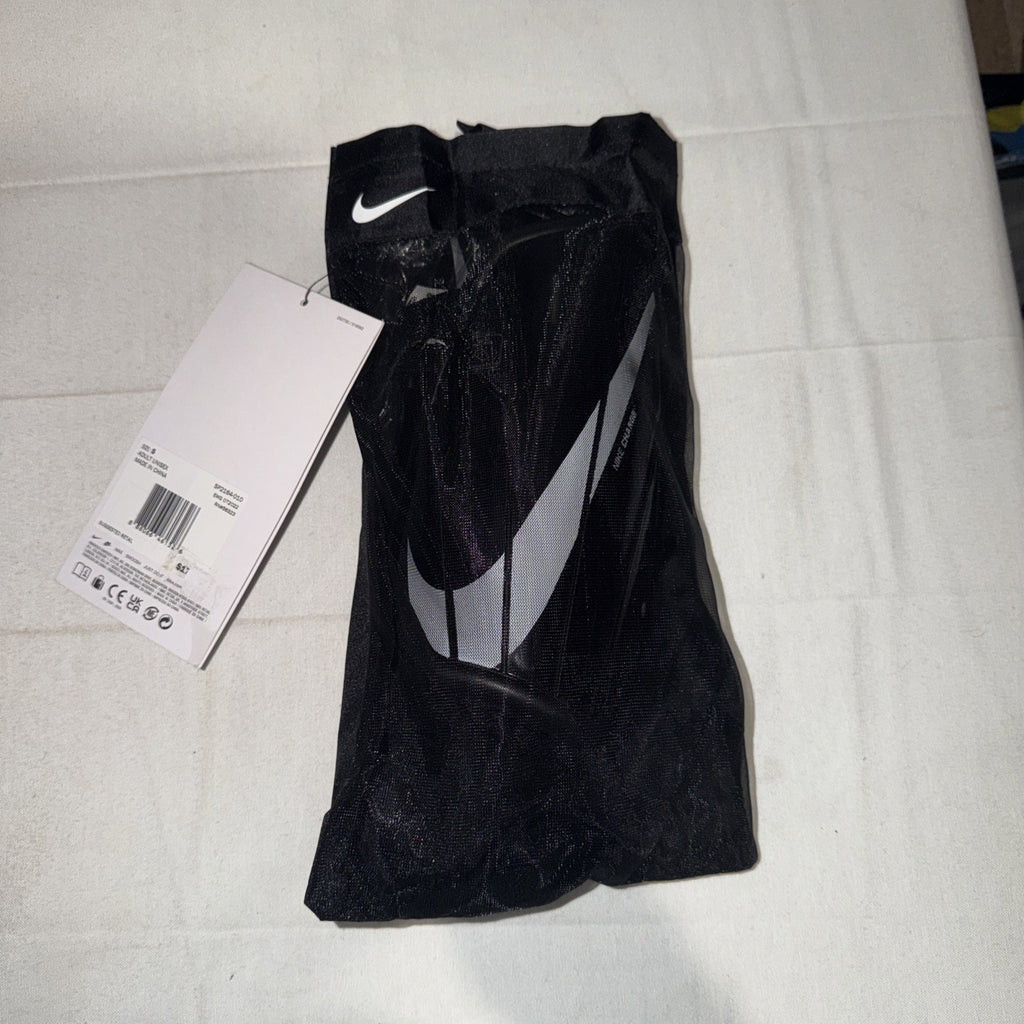 Nike Charge Shin Guards - Black- Adult Size Small- Unisex 0272