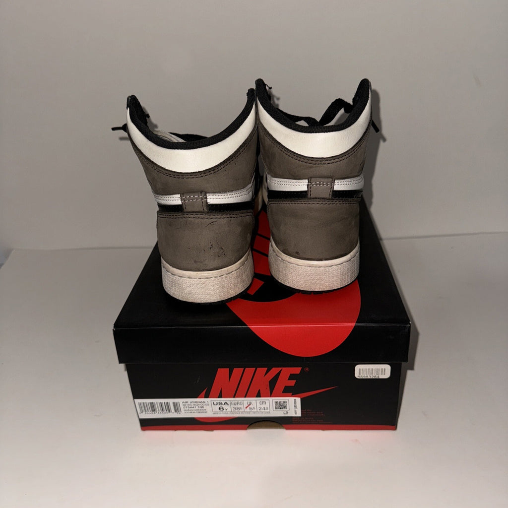 Size 6Y - Jordan 1 Retro OG High Dark Mocha