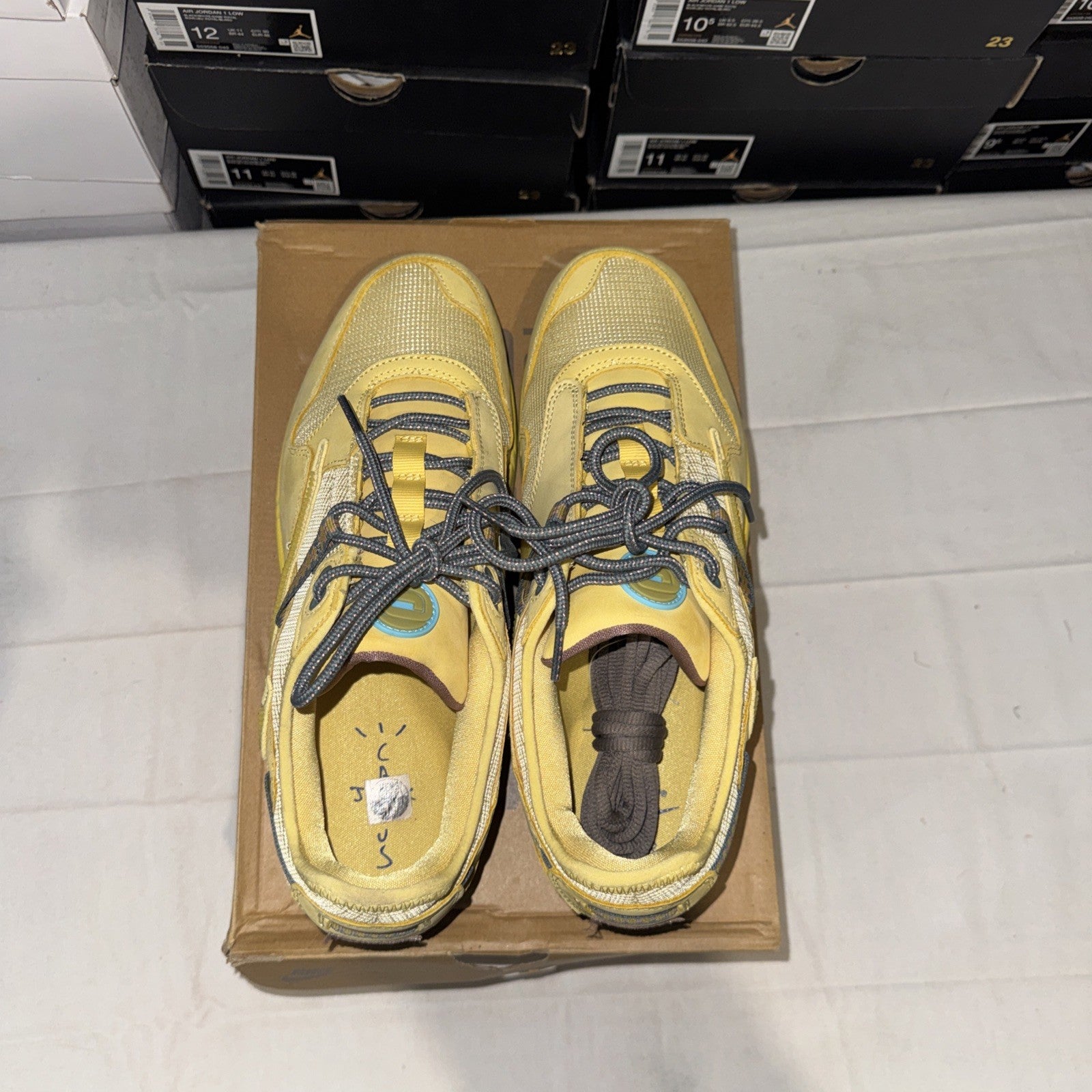 Size 11 - Nike Air Max 1 x Travis Scott Saturn Gold