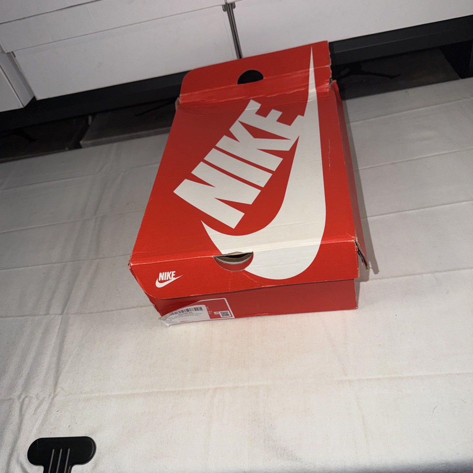 Nike Air Max 90 Size 10 Triple White/Wolf Grey, CN8490-100 TRIED ON