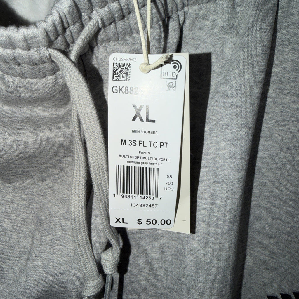 Adidas 3 Stripe Fleece Tapered Leg Jogger Pant Sweatpants GK8824 XL 0177