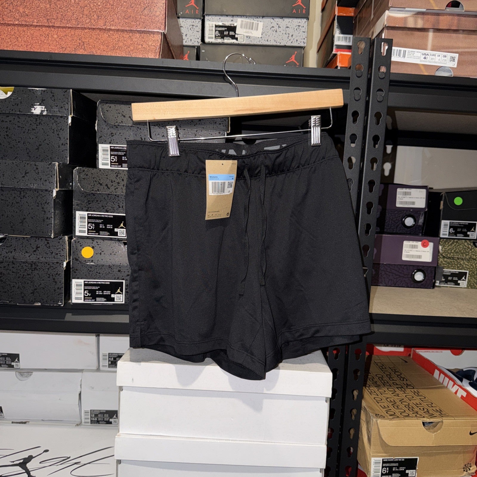 Nike Women's Dri-Fit Attack Training Short  MEDIUM BLACK GREY 0211-0212