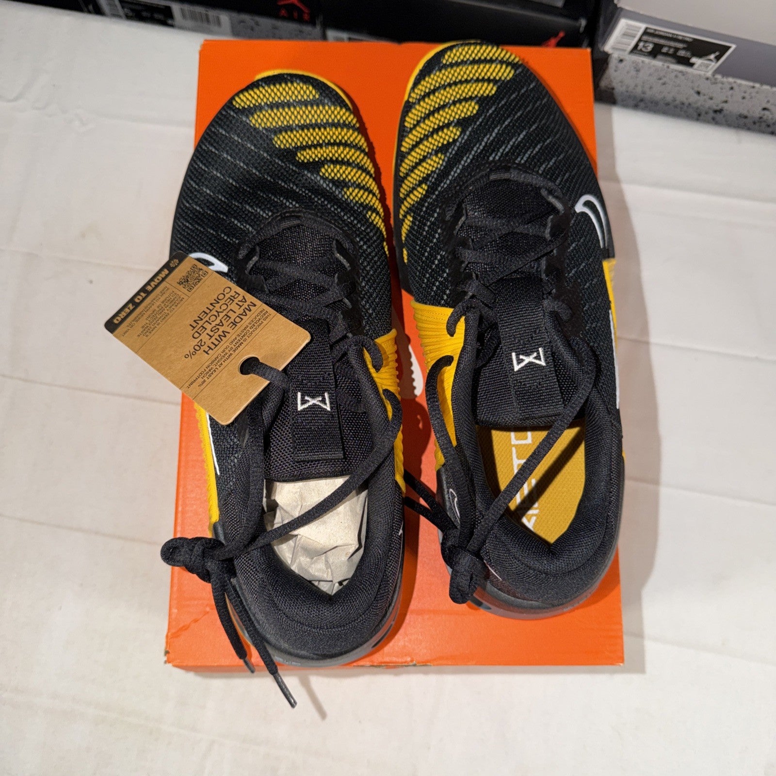 Nike Men's Metcon 9 Sneaker Trainer Size 10.5, Black/Hype, FD5431 004