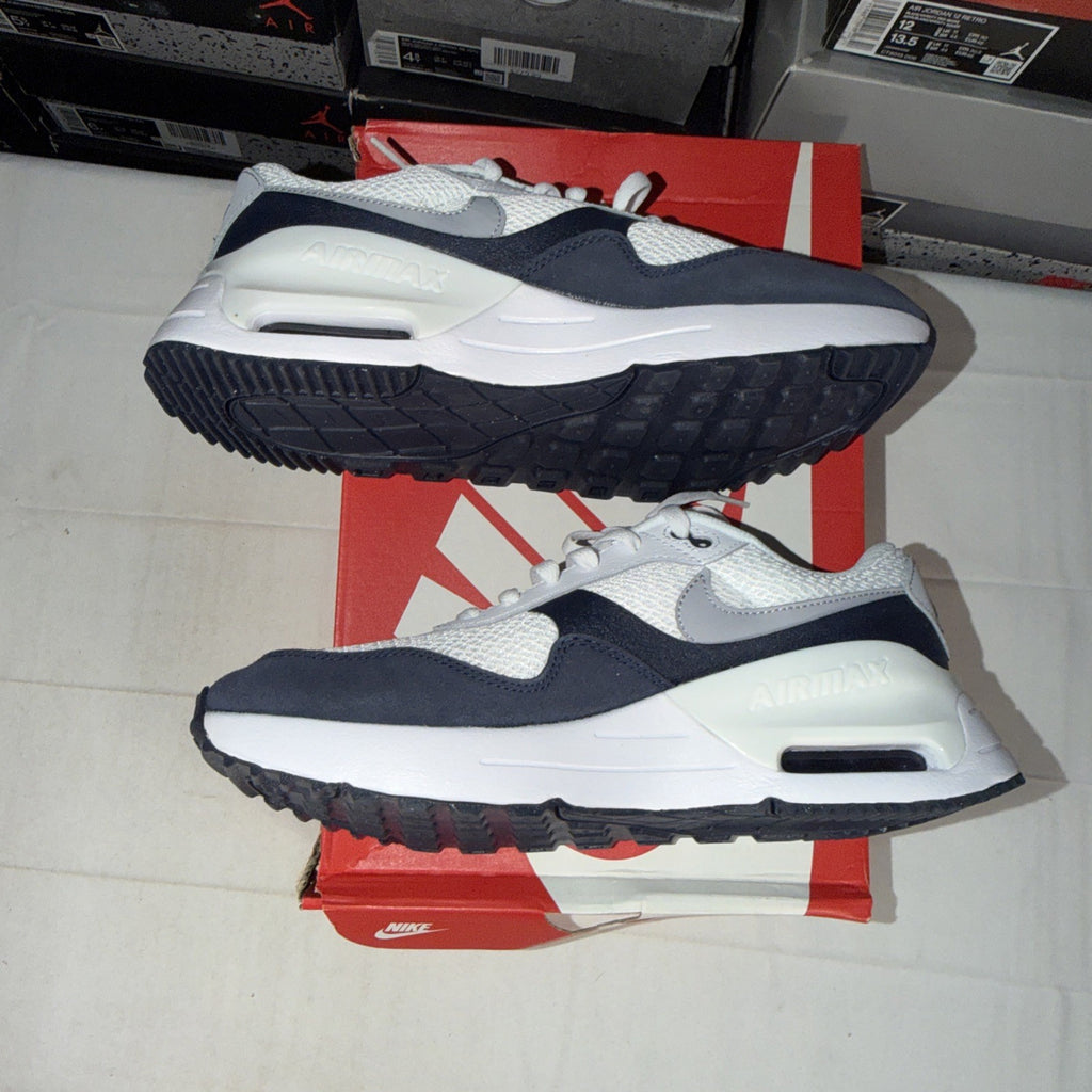 Nike Air Max SYSTM Men's Sneakers White/Grey/Obsidian, Size 10, DM9537-102