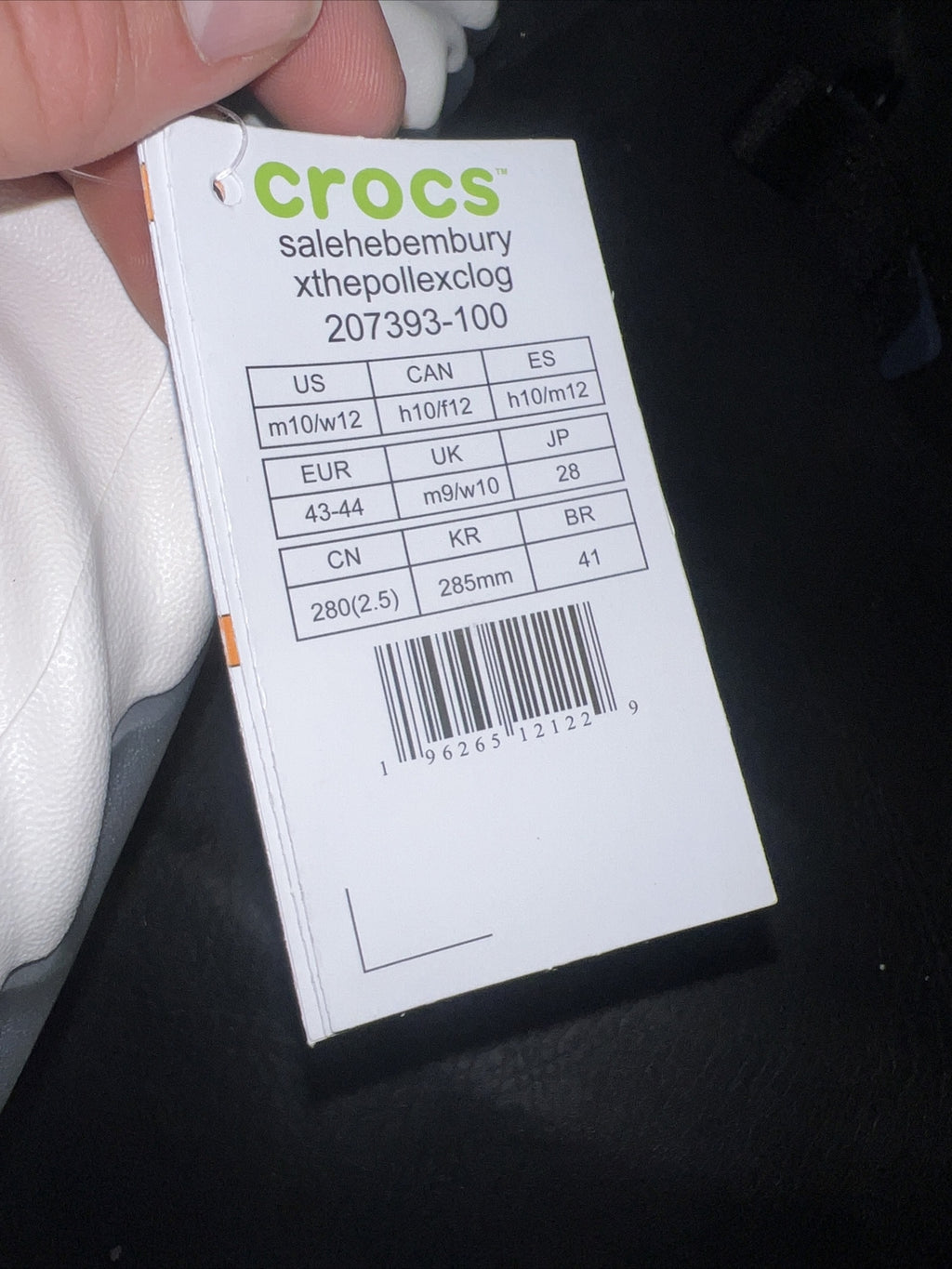 10M/12W Croc Pollex Clog by Salehe Bembury Friends And Family(FNF)