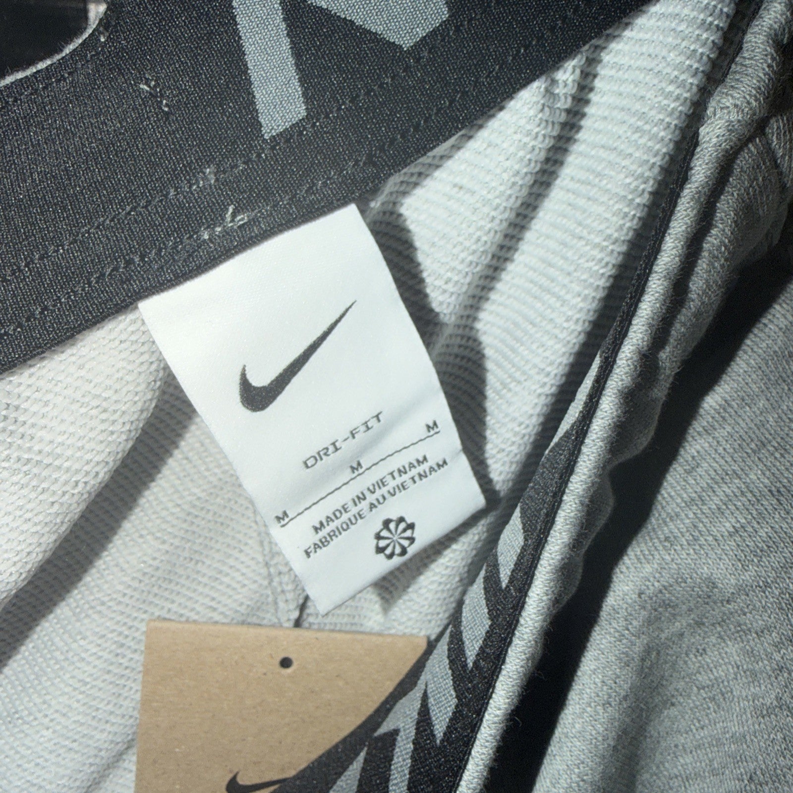 Nike Men's Dri-Fit Jogger Sweatpants Grey Black  Sz Medium CZ6379-063 0127-0129