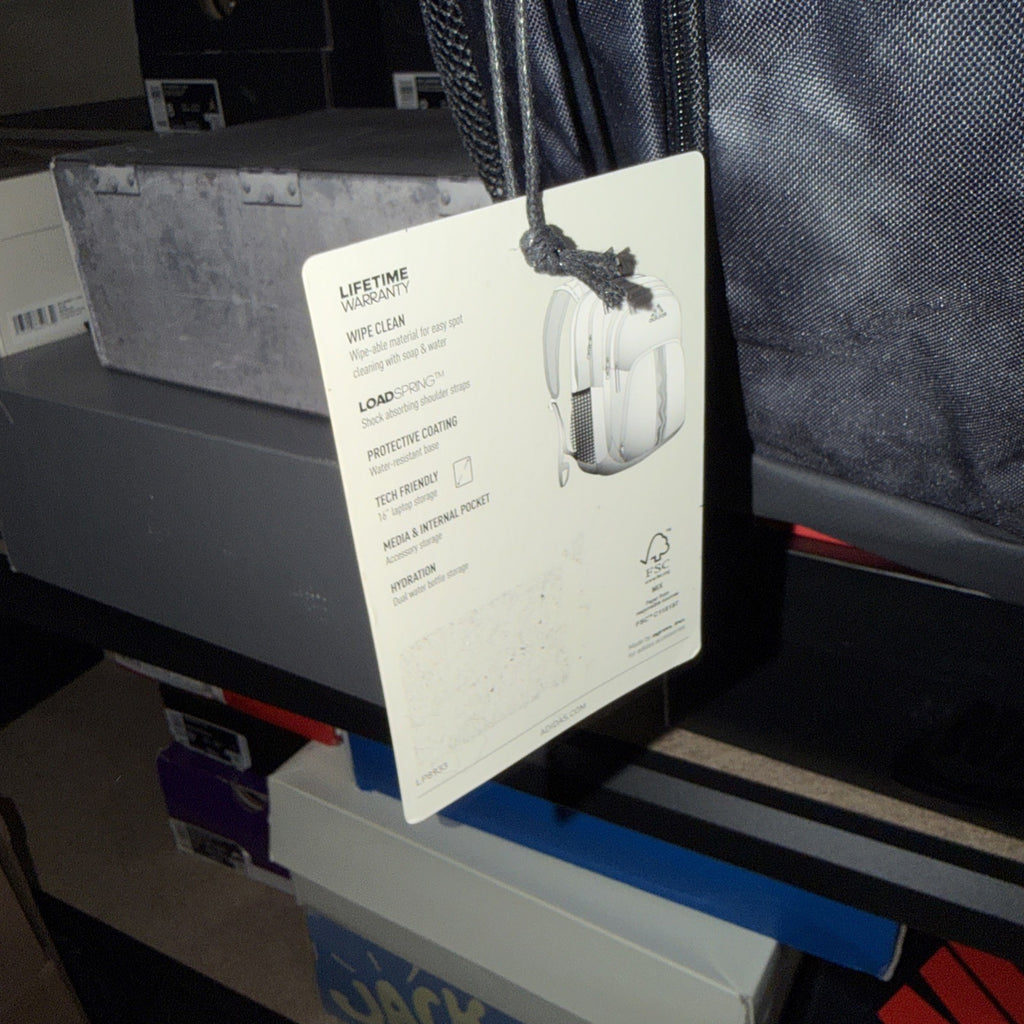 New Adidas PRIME 6 Black/ Gold Unisex Loadspring BACKPACK rrp