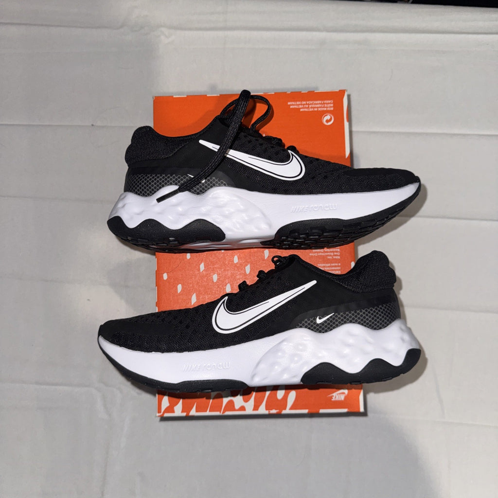 Nike Renew Ride 3 Women's Running Shoes, Size 6, Black/White, DC8184-001