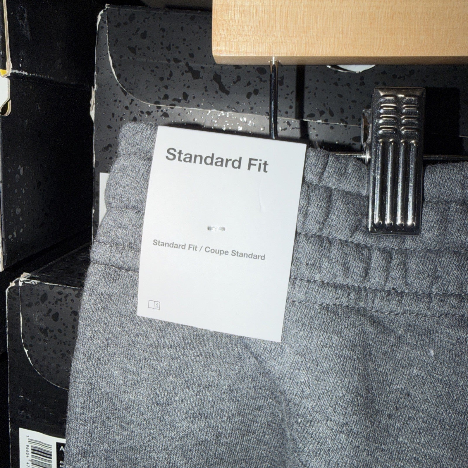 *NEW* NIKE Mens Sportswear Fleece Sweatpants Charcoal Grey Size-S 0087