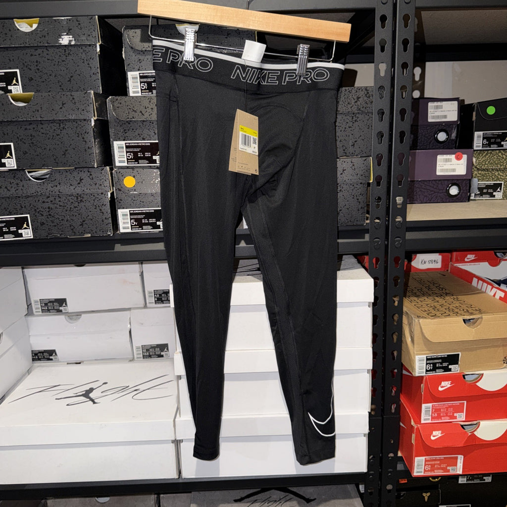 Nike Pro Men's Dri-FIT Black/White 3/4 Training Tights (DD1919-010) Small 0208