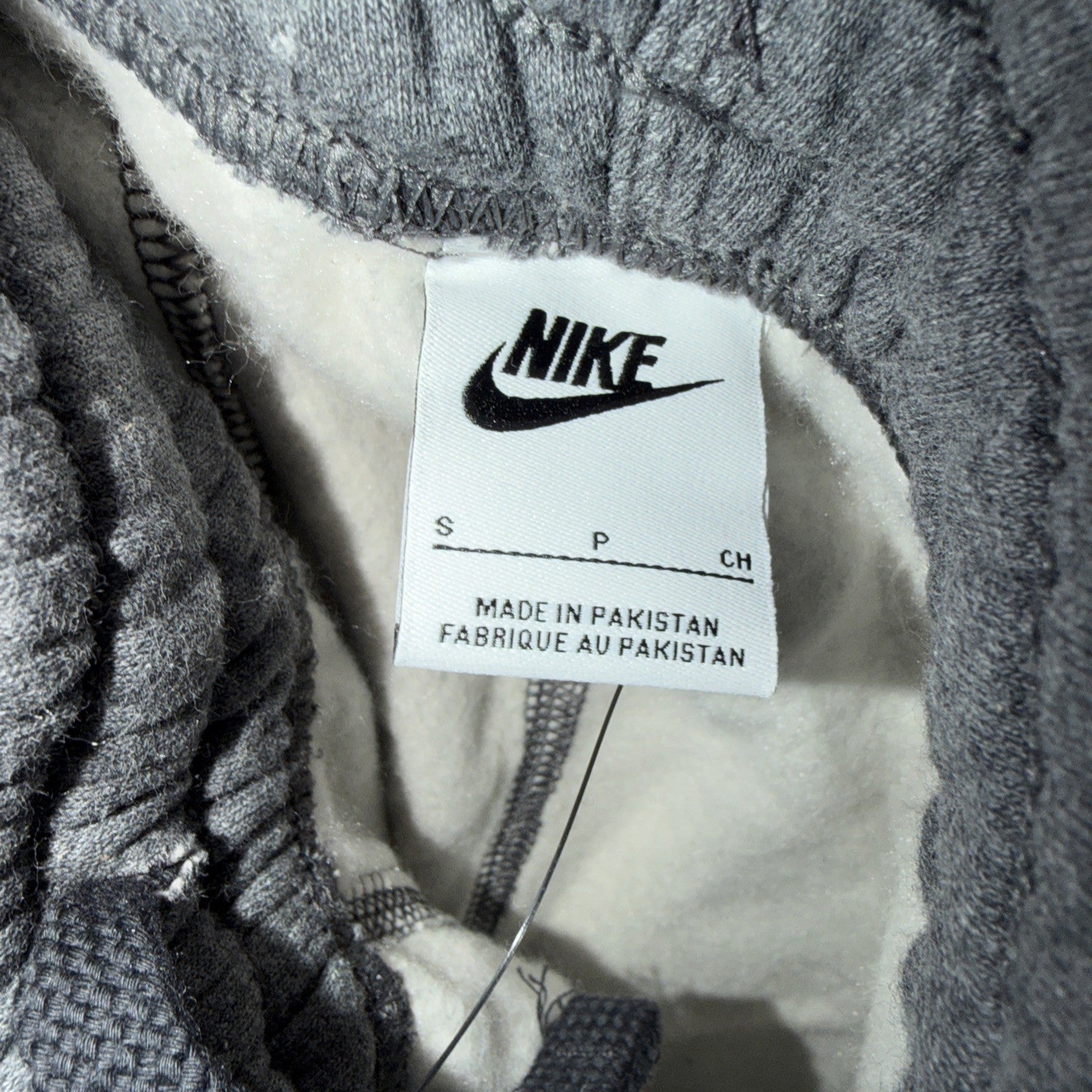 *NEW* NIKE Mens Sportswear Fleece Sweatpants Charcoal Grey Size-S 0087