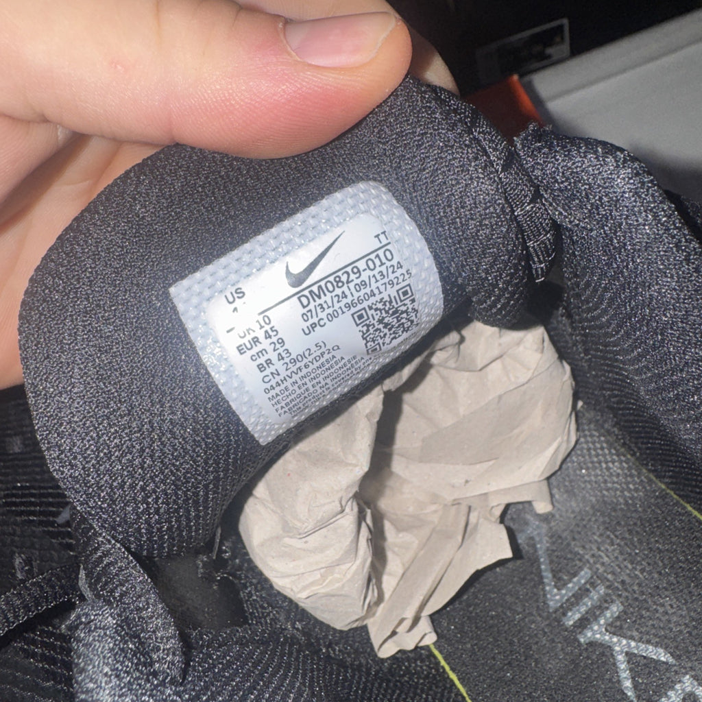 Nike Max Air Low Cut Sneakers BLACK/DM0829-010 SIZE 11 MENS