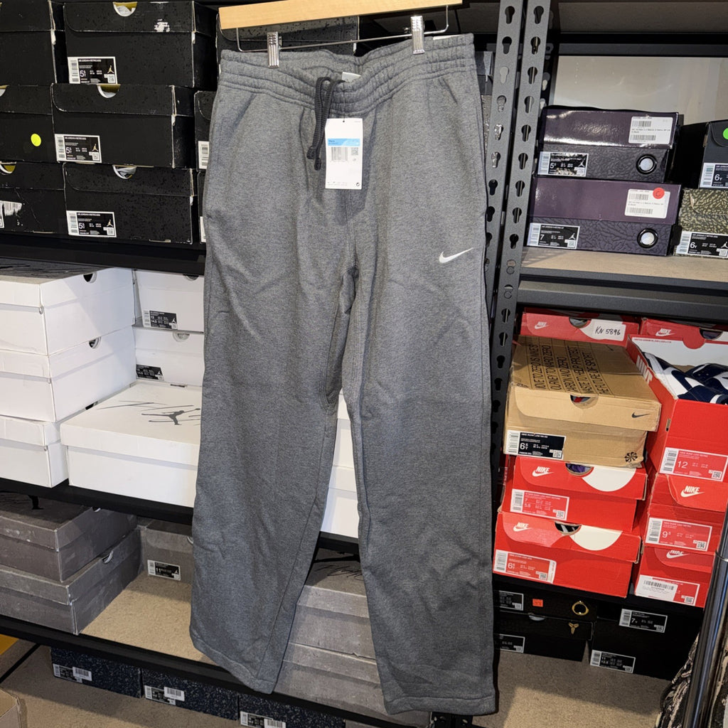 Nike Sweatpants Gray Sportswear Fleece Straight Wide Leg Men’s Medium 0086