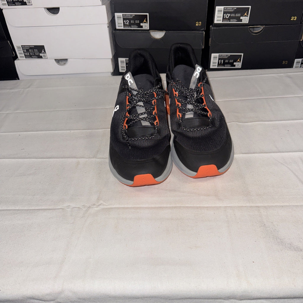 On Men's Cloudnova Flux Running Shoes Size 11, Orange/Black, 3MD10260666