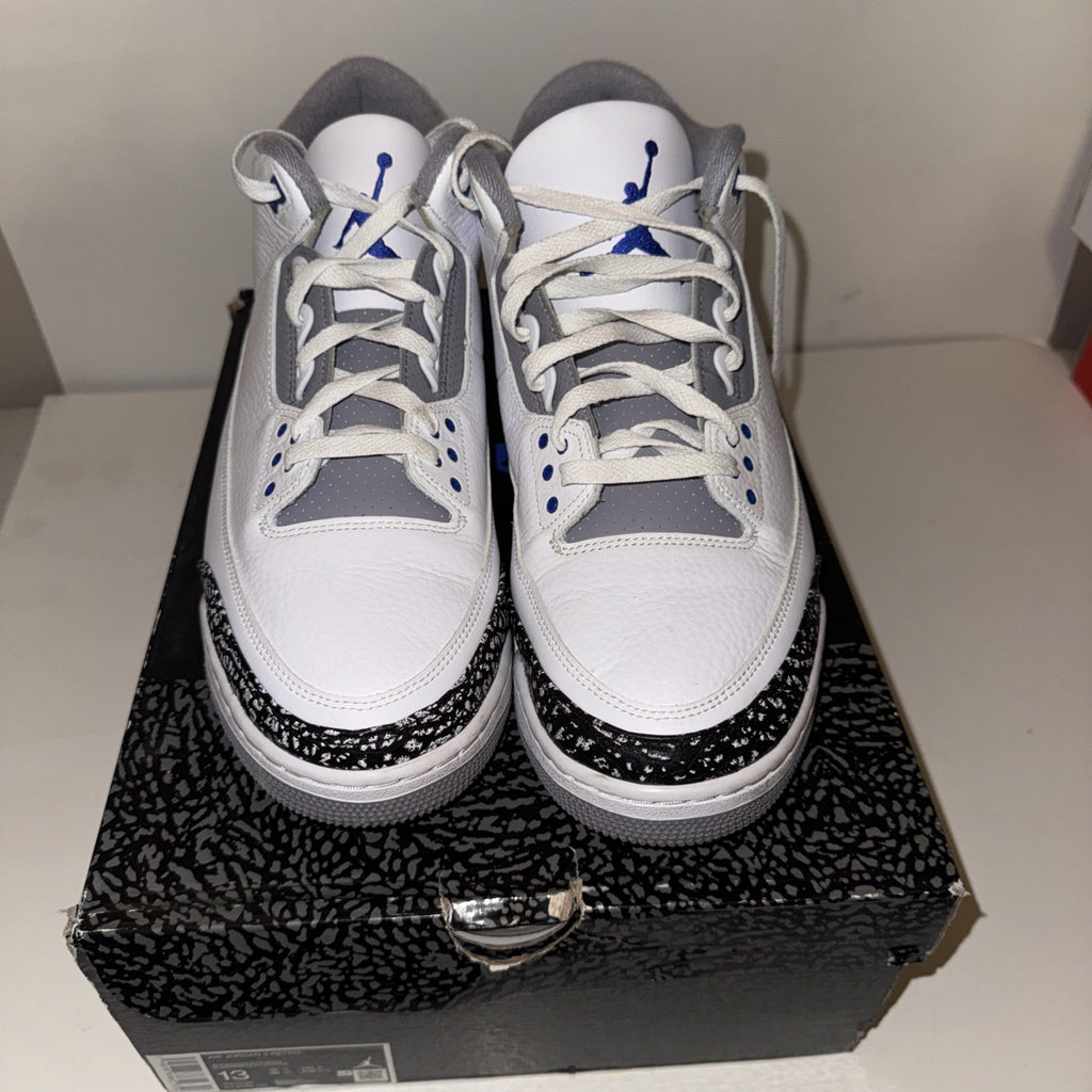 Size 13 - Jordan 3 Retro Mid Racer Blue